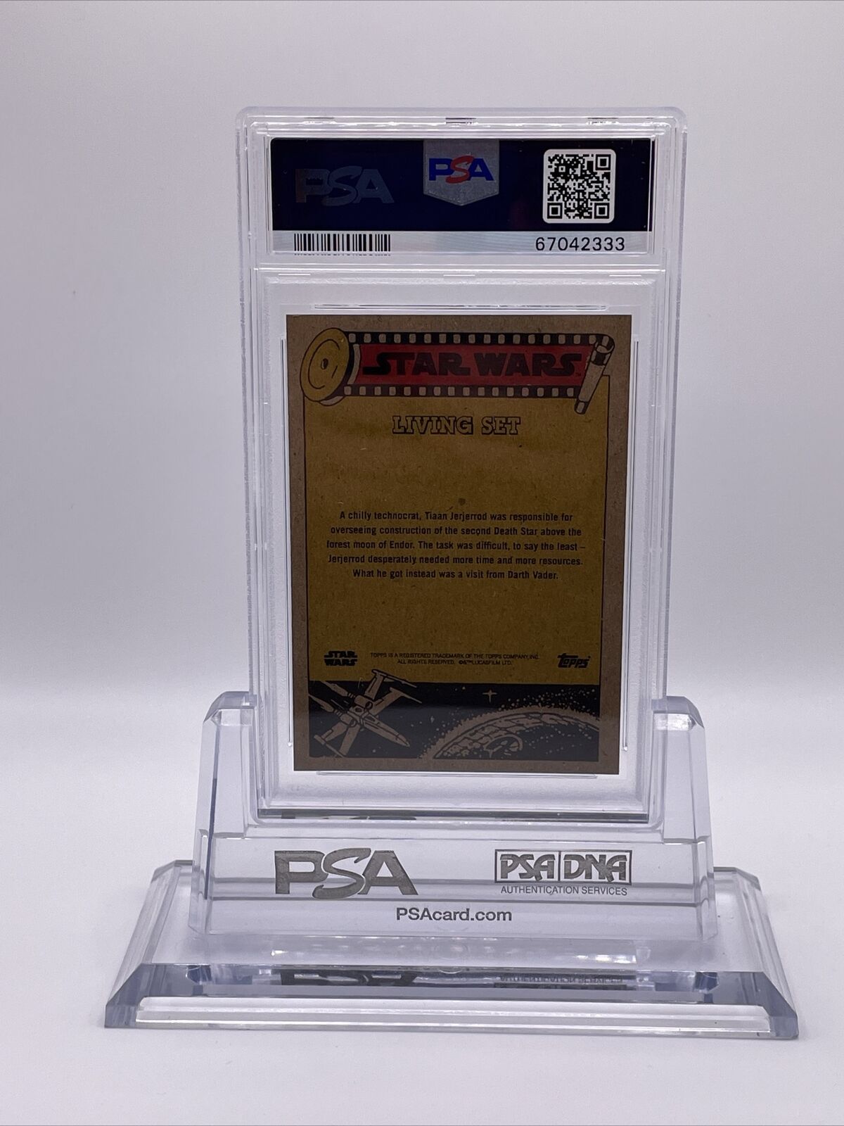 2021 Topps Star Wars Living Set Moff Tiaan Jerjerrod Card #266 PSA 10 Gem Mint