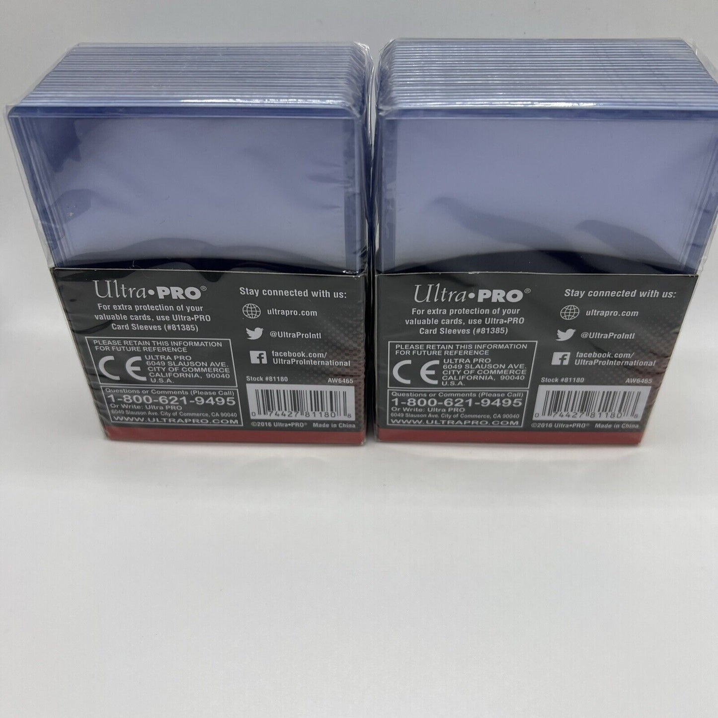 Ultra Pro 3X4 GOLD ROOKIE 35pt Toploaders 2 Packs of 25 for Standard Sized Cards