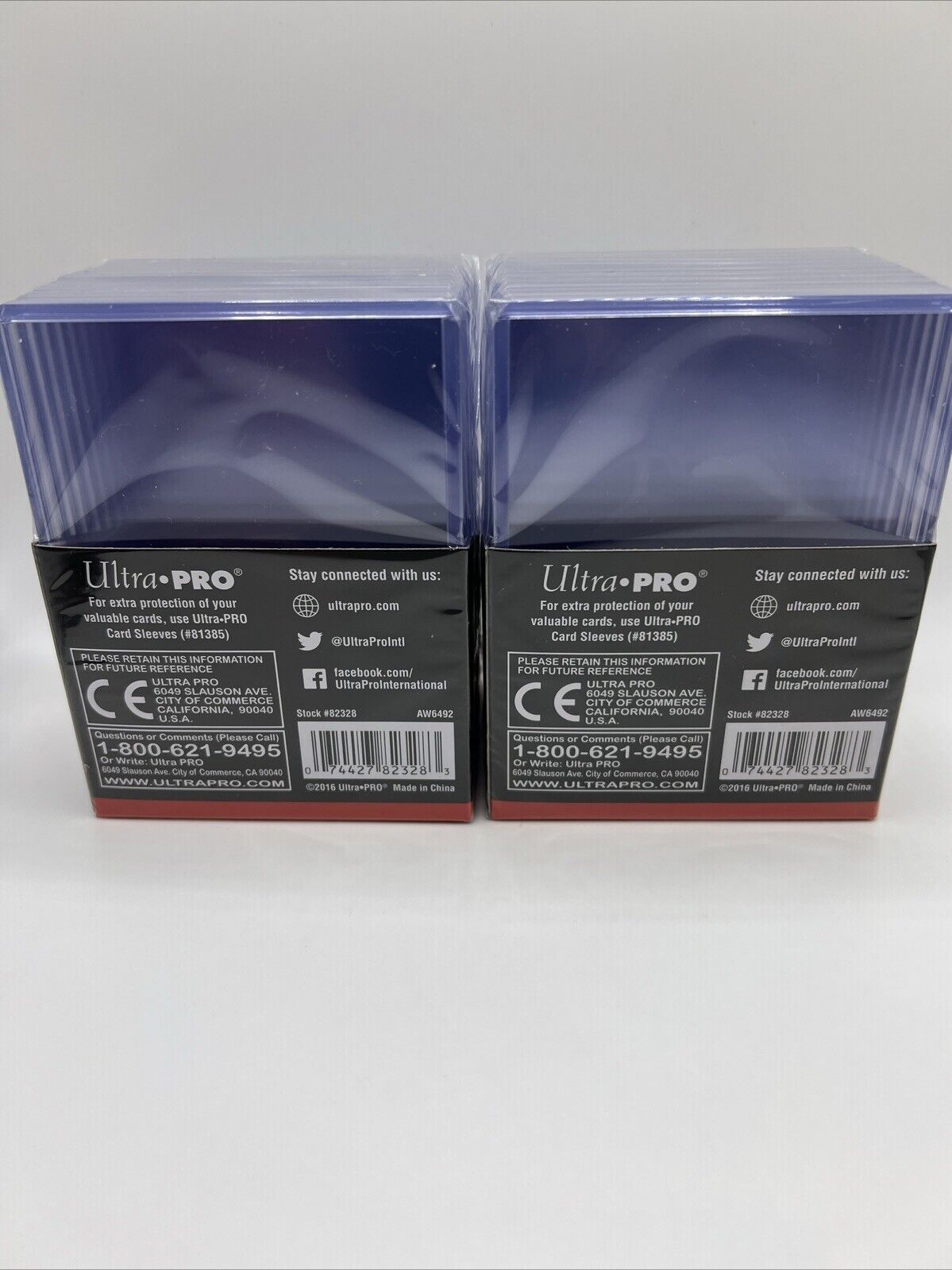Ultra Pro 3X4 Super Thick Toploaders 180pt Point 2 Packs of 10 for Thick Cards