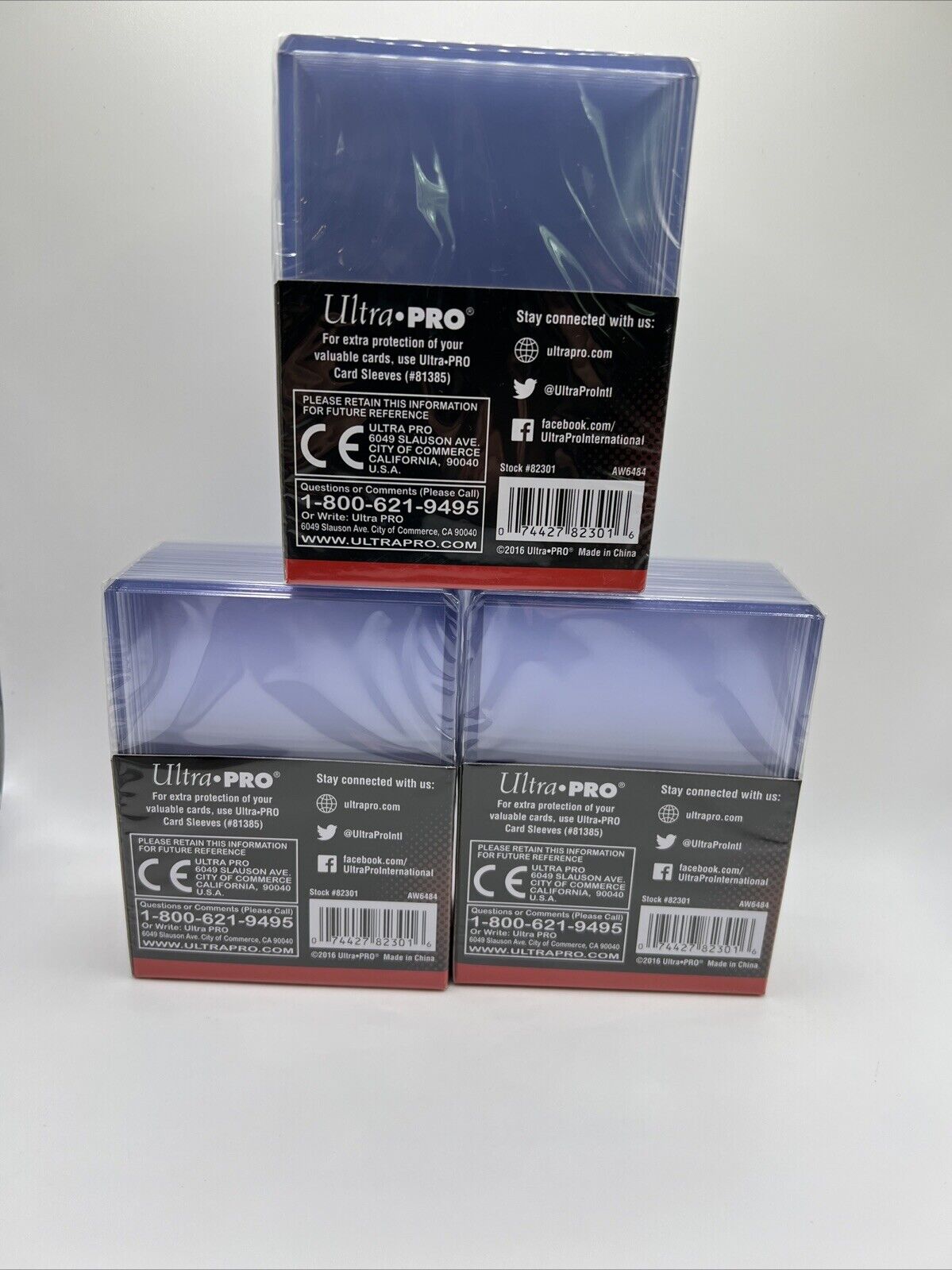 Ultra Pro 3X4 Super Thick Toploaders 120pt Point 3 Packs of 10 for Thick Cards