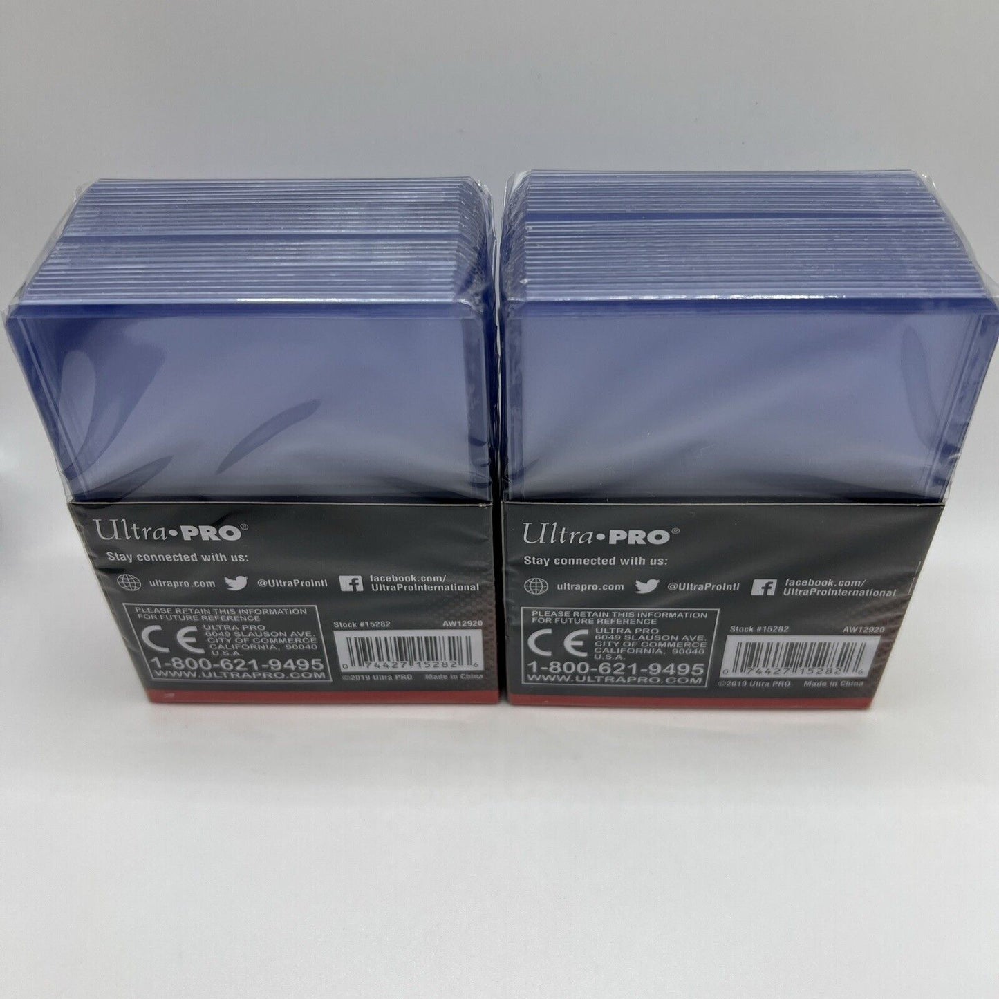 Ultra Pro 3X4 GOLD FOIL ROOKIE 35pt Toploaders & Card Sleeves 2 Packs of 25