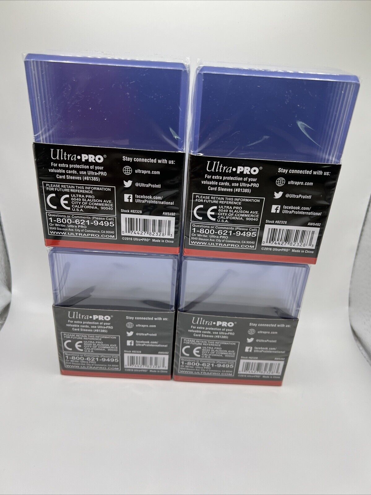 Ultra Pro 3X4 Super Thick Toploaders 180pt Point 4 Packs of 10 for Thick Cards