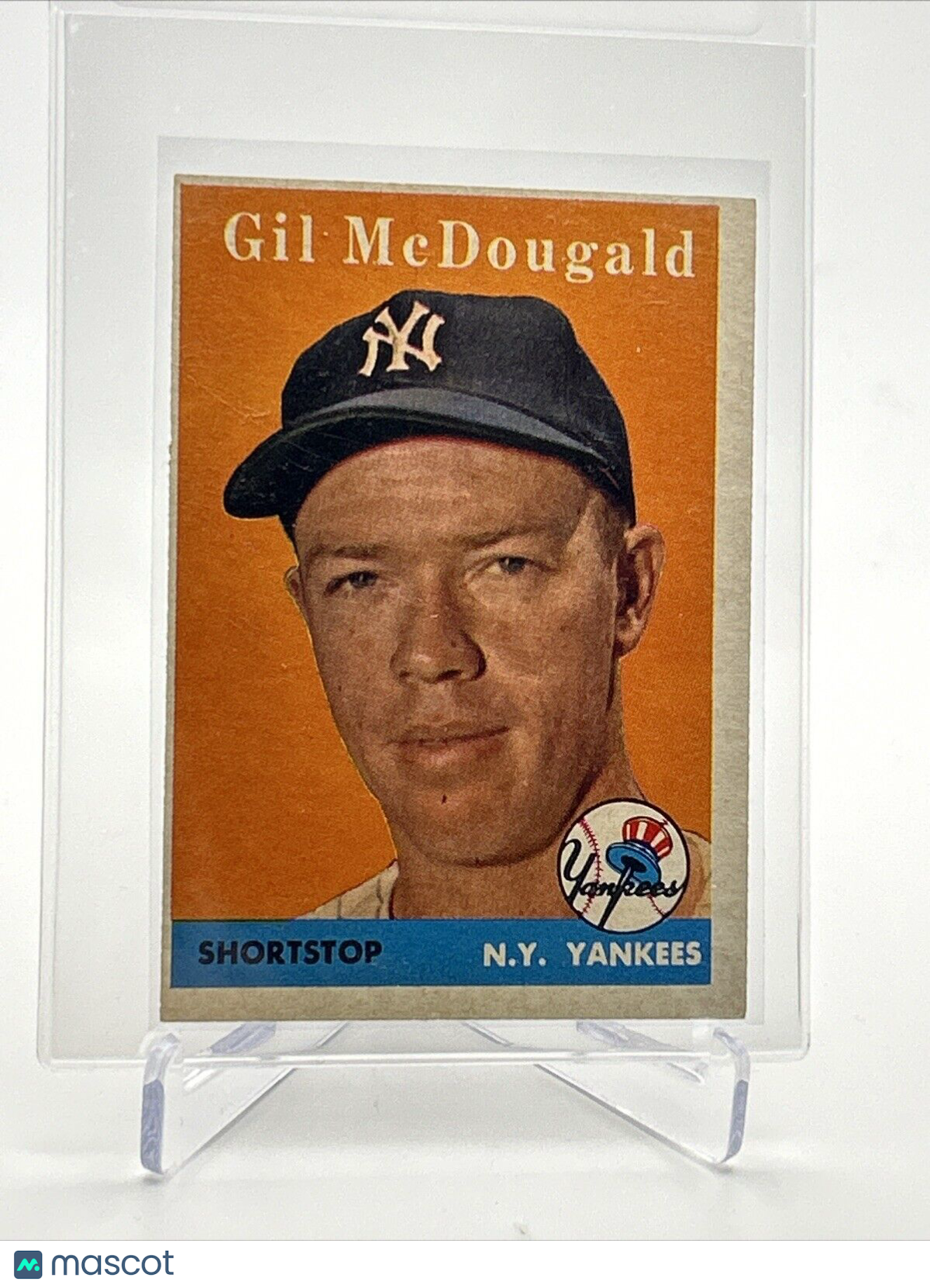 1958 Topps Gil McDougald Baseball Card #20 EX-MT Quality FREE SHIPPING