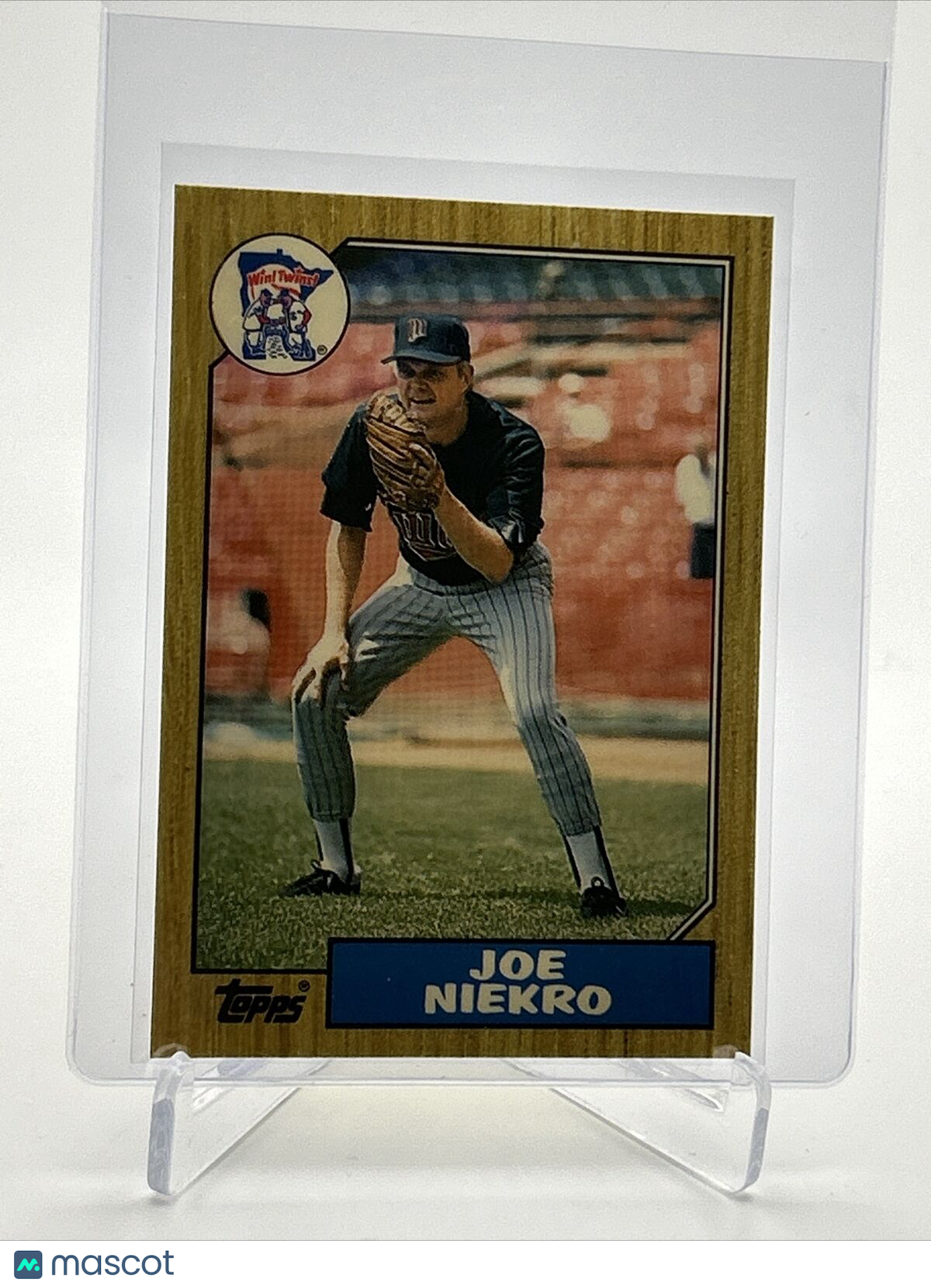 1987 Topps Traded TIFFANY Joe Niekro Baseball Card #89T Mint FREE SHIPPING