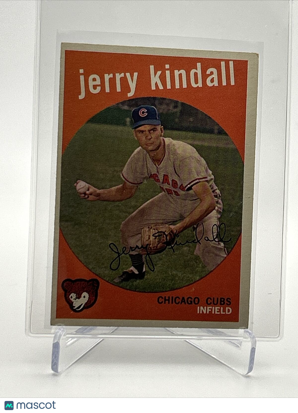 1959 Topps Jerry Kindall Grey Back Baseball Card #274 EX Quality FREE SHIPPING