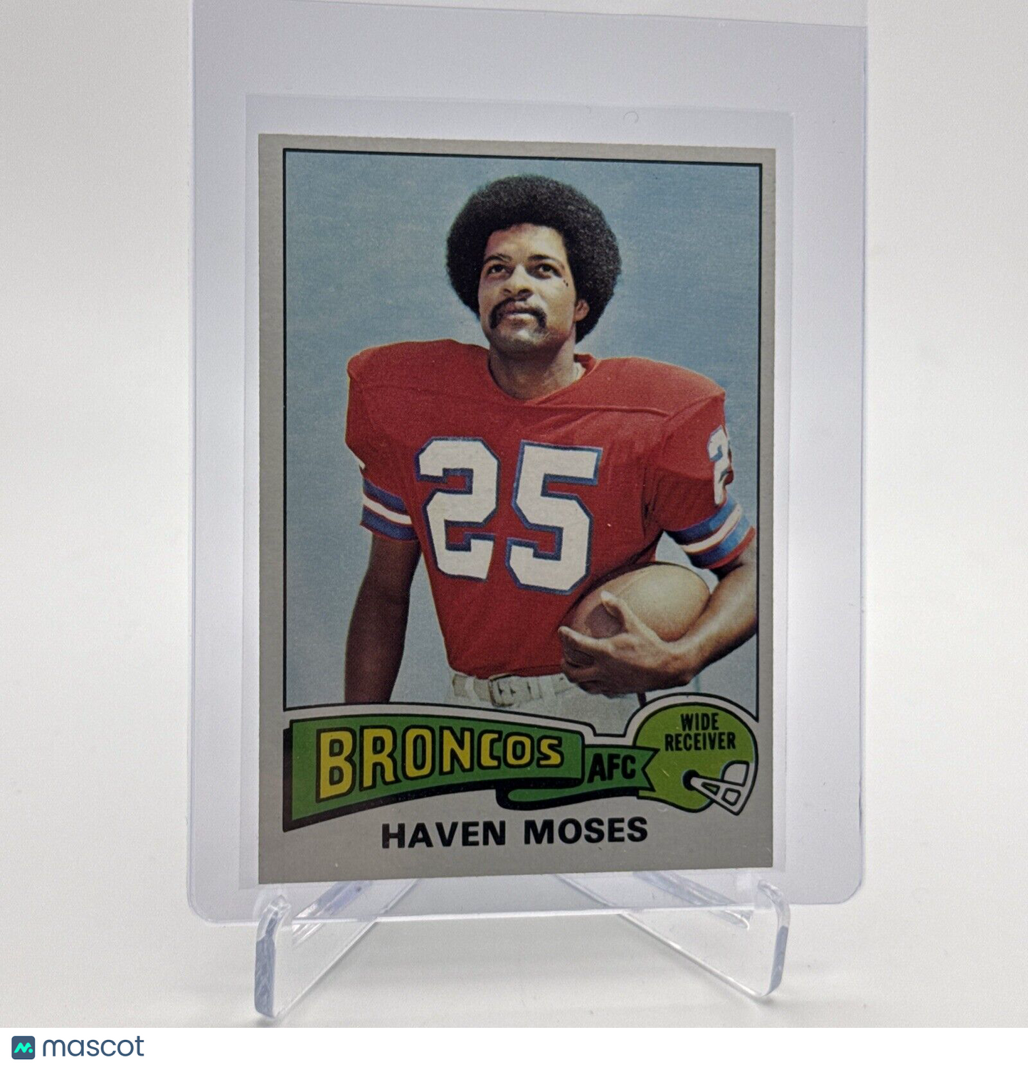 1975 Topps Haven Moses Football Card #17 NM Quality #2 FREE SHIPPING