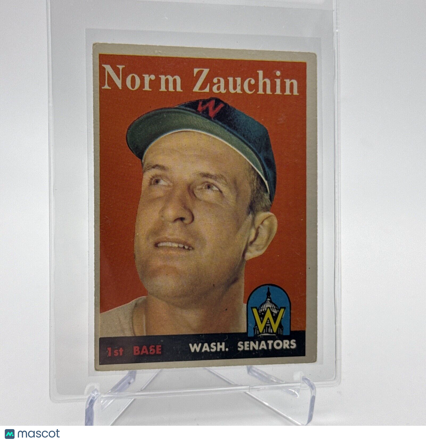 1958 Topps Norm Zauchin Baseball Card #422 EX Quality #2 FREE SHIPPING