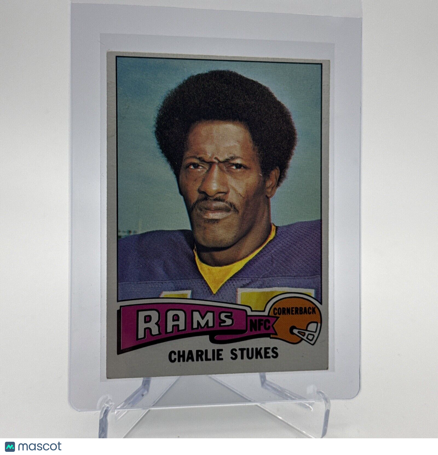 1975 Topps Charlie Stukes Football Card #66 NM Quality FREE SHIPPING