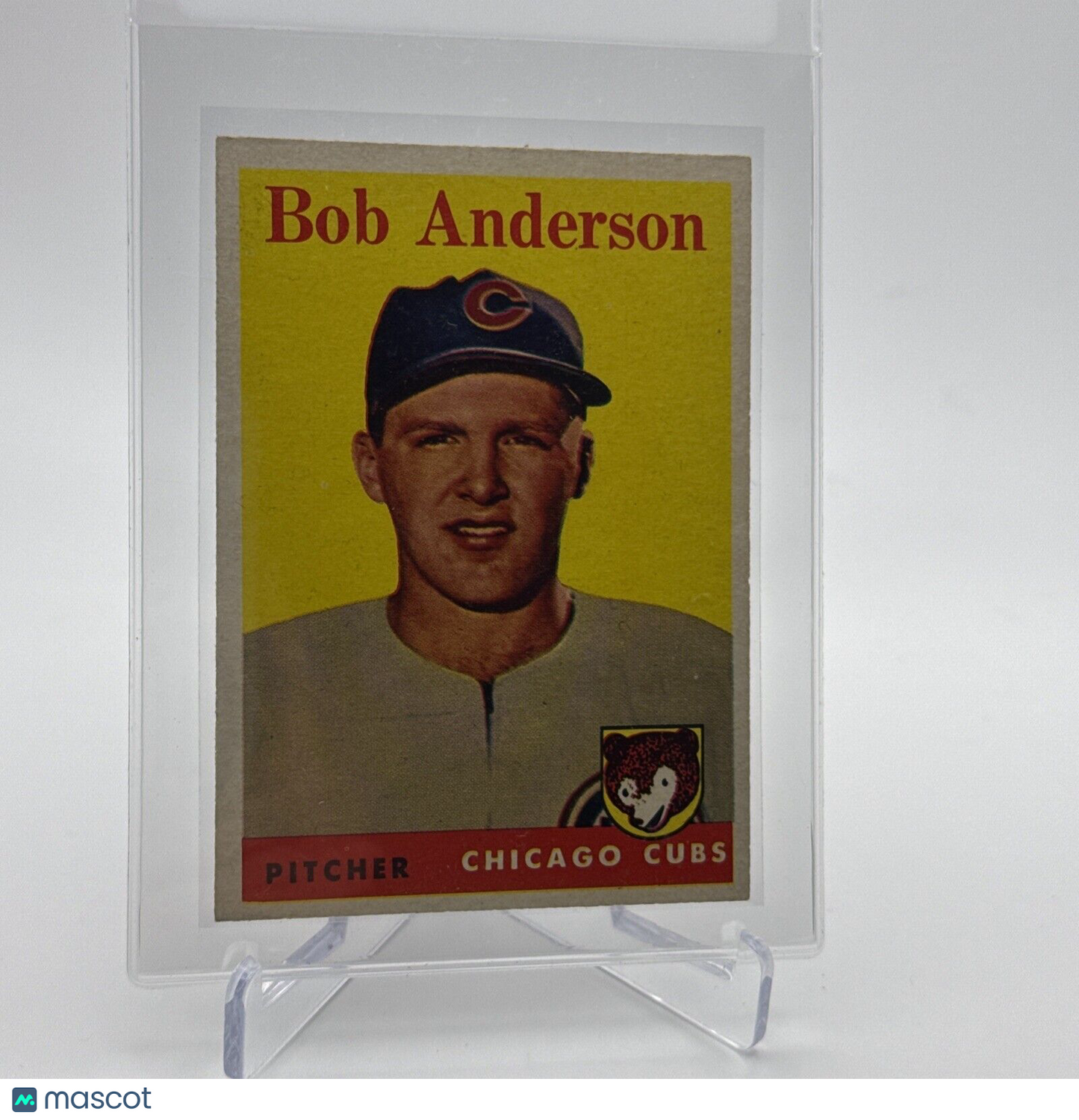 1958 Topps Bob Anderson Rookie Baseball Card #209 EX Quality FREE SHIPPING