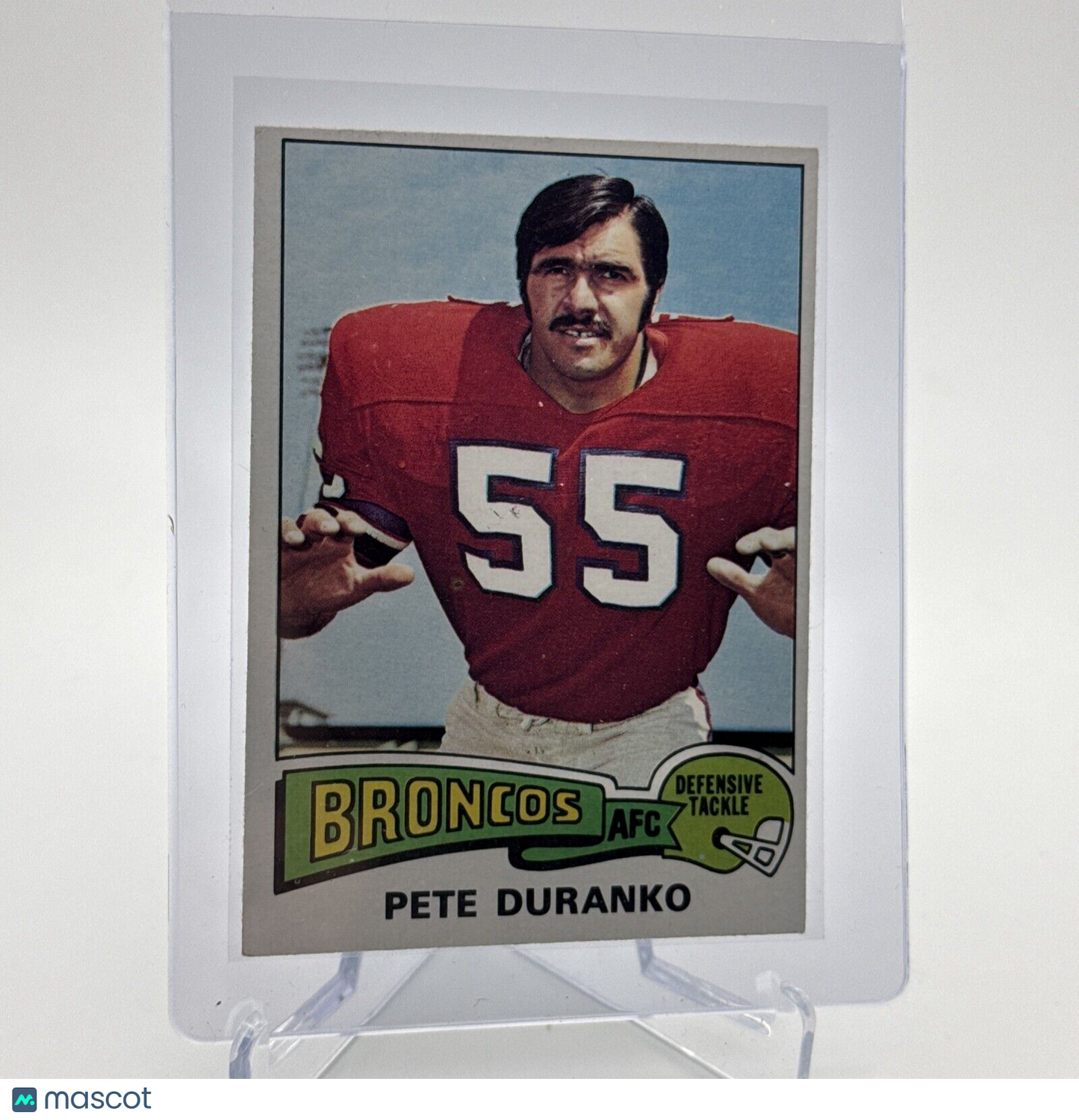 1975 Topps Pete Duranko Football Card #187 NM Quality #10 FREE SHIPPING