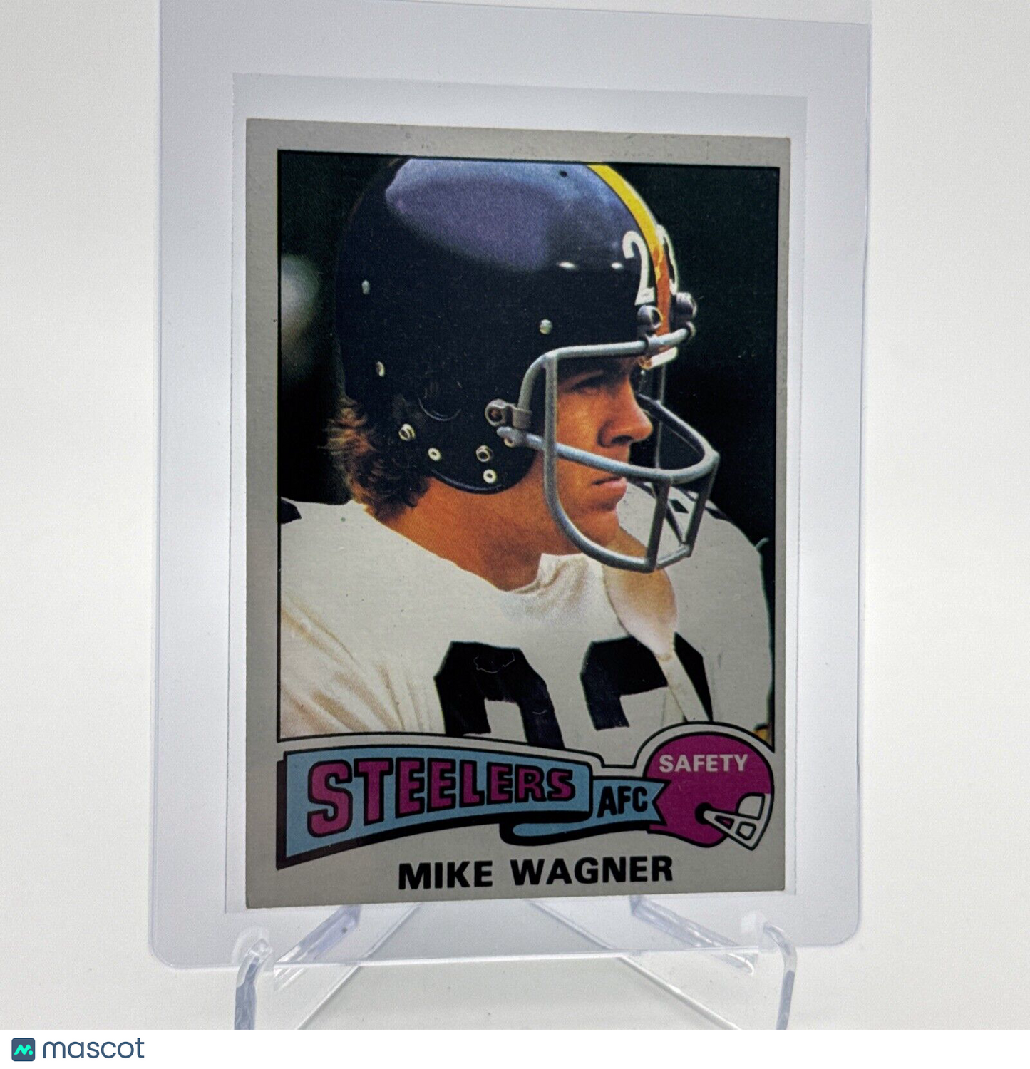 1975 Topps Mike Wagner Football Card #153 NM Quality #4 FREE SHIPPING