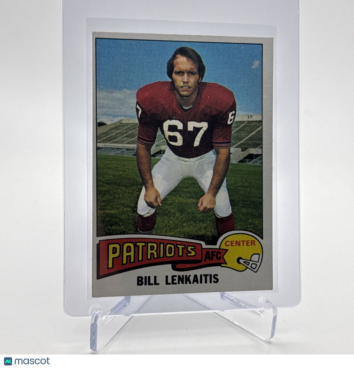 1975 Topps Bill Lenkaitis Football Card #61 NM Quality #6 FREE SHIPPING