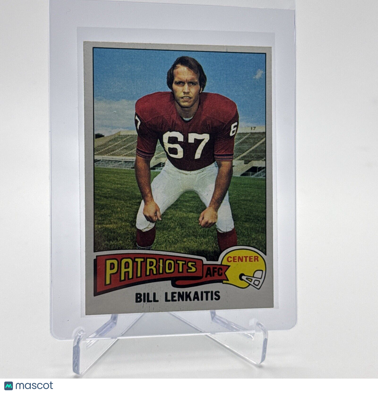 1975 Topps Bill Lenkaitis Football Card #61 NM Quality #3 FREE SHIPPING