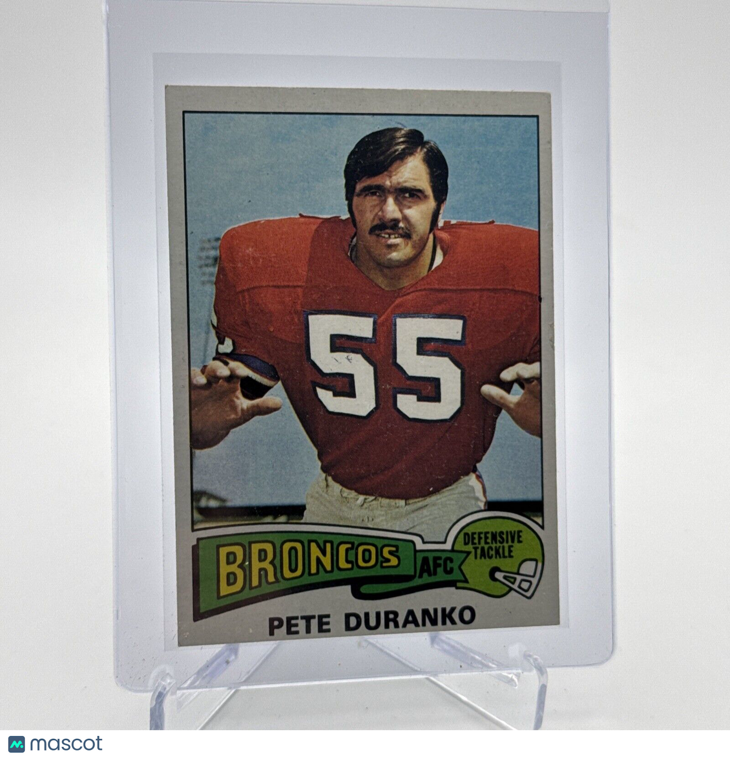 1975 Topps Pete Duranko Football Card #187 NM Quality #9 FREE SHIPPING