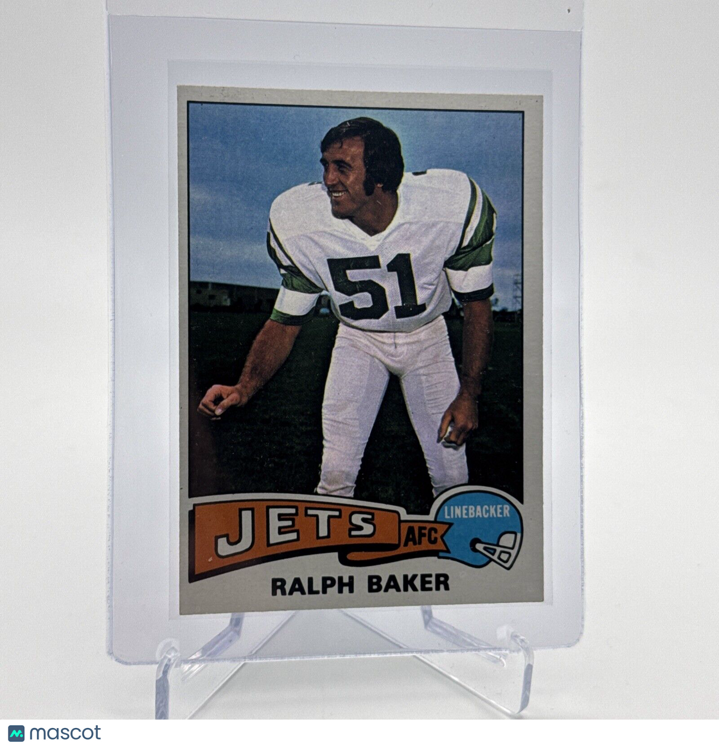 1975 Topps Ralph Baker Football Card #9 NM Quality #4 FREE SHIPPING