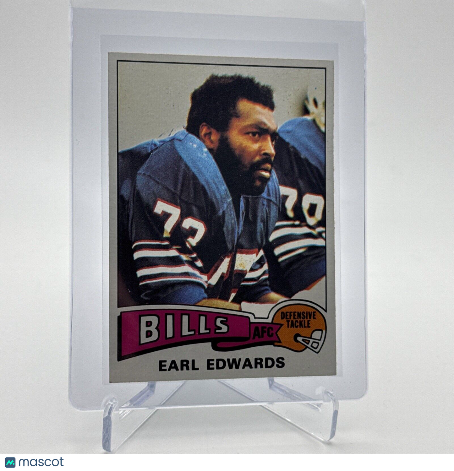 1975 Topps Earl Edwards Rookie Football Card #86 NM Quality #4 FREE SHIPPING