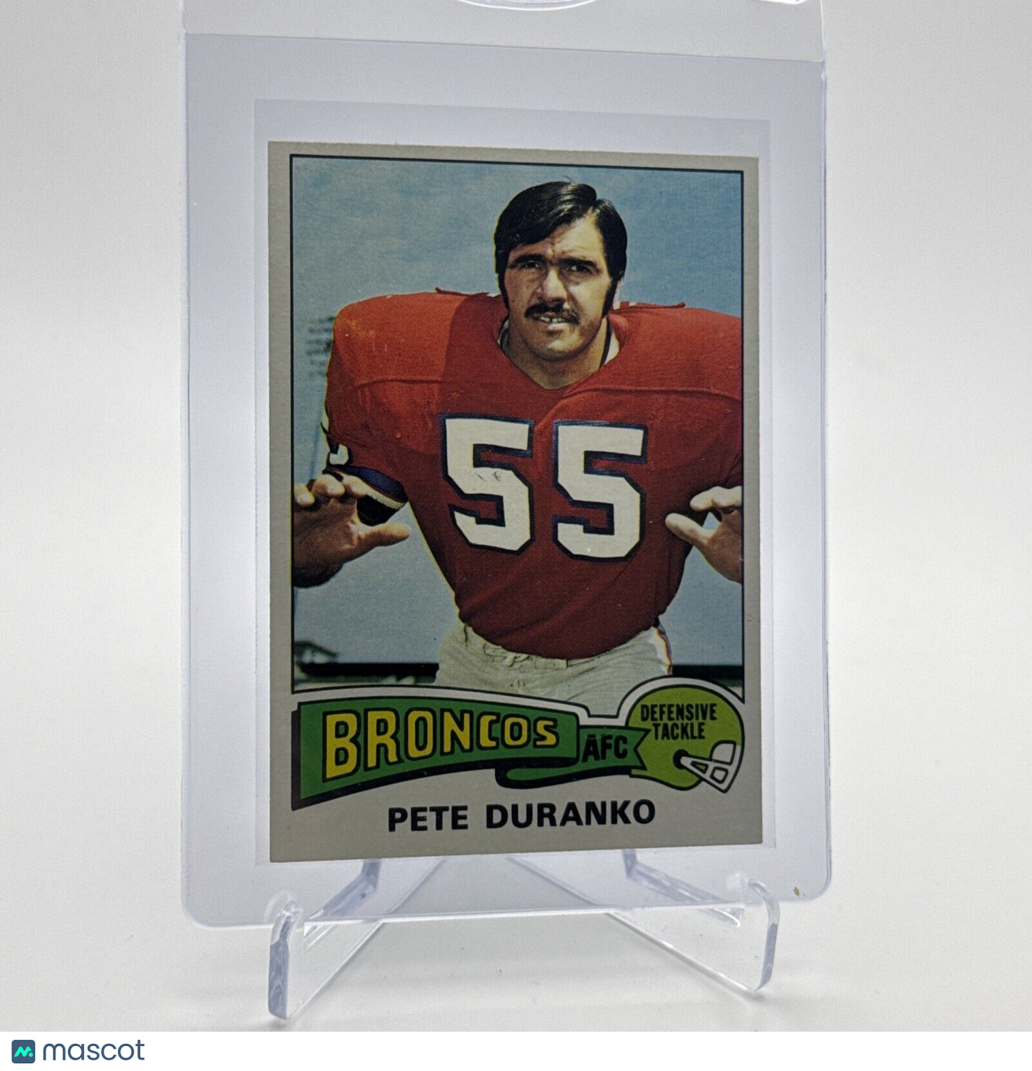 1975 Topps Pete Duranko Football Card #187 NM Quality #5 FREE SHIPPING