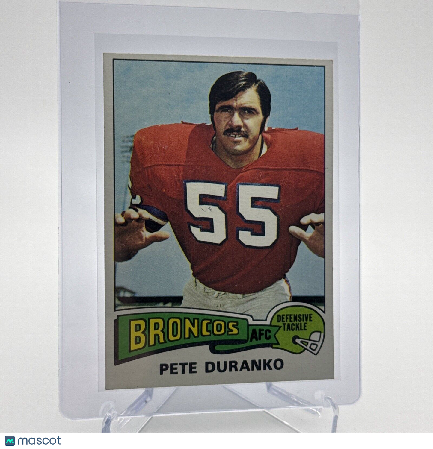 1975 Topps Pete Duranko Football Card #187 NM Quality #3 FREE SHIPPING