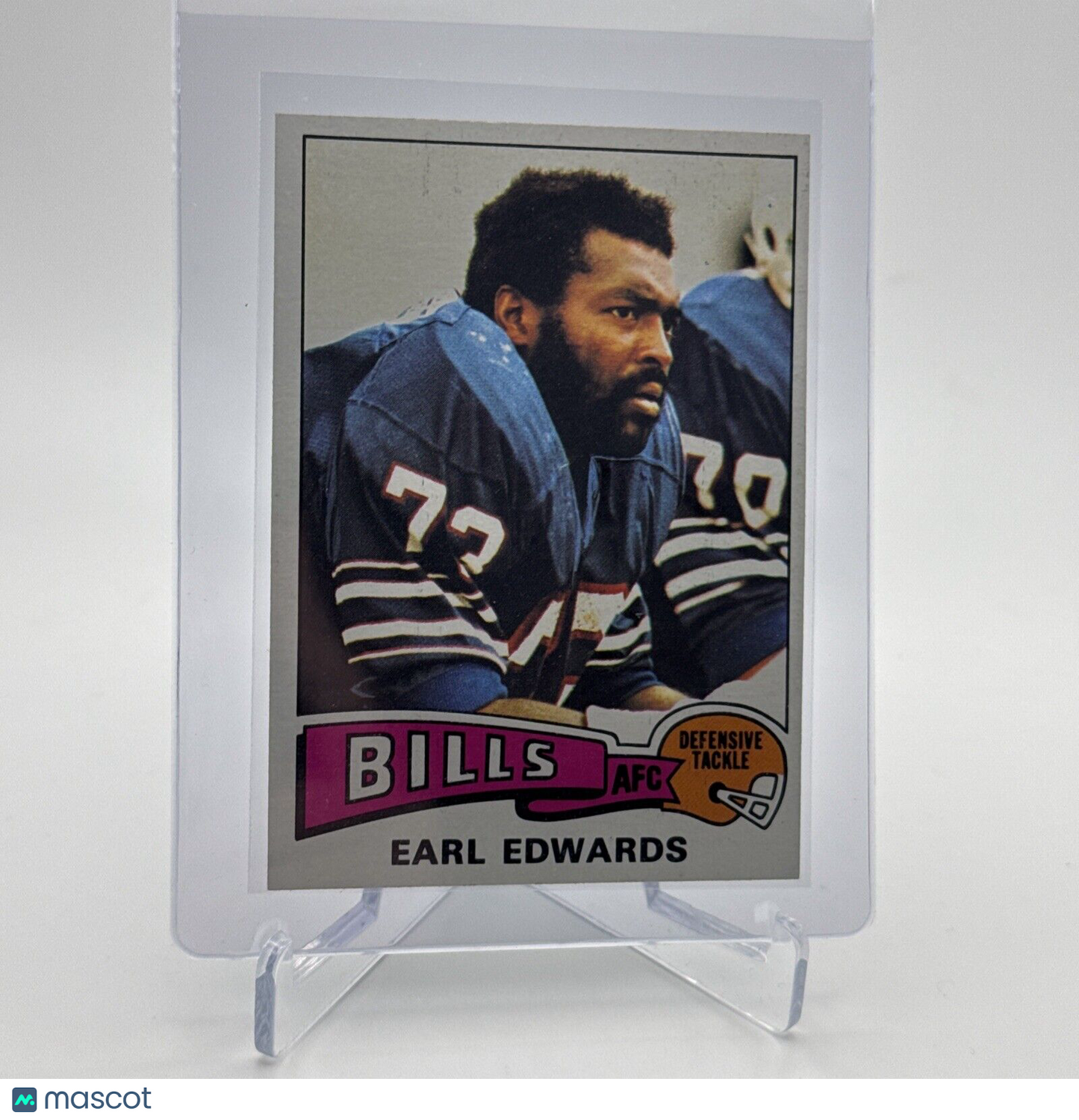 1975 Topps Earl Edwards Rookie Football Card #86 NM Quality #2 FREE SHIPPING