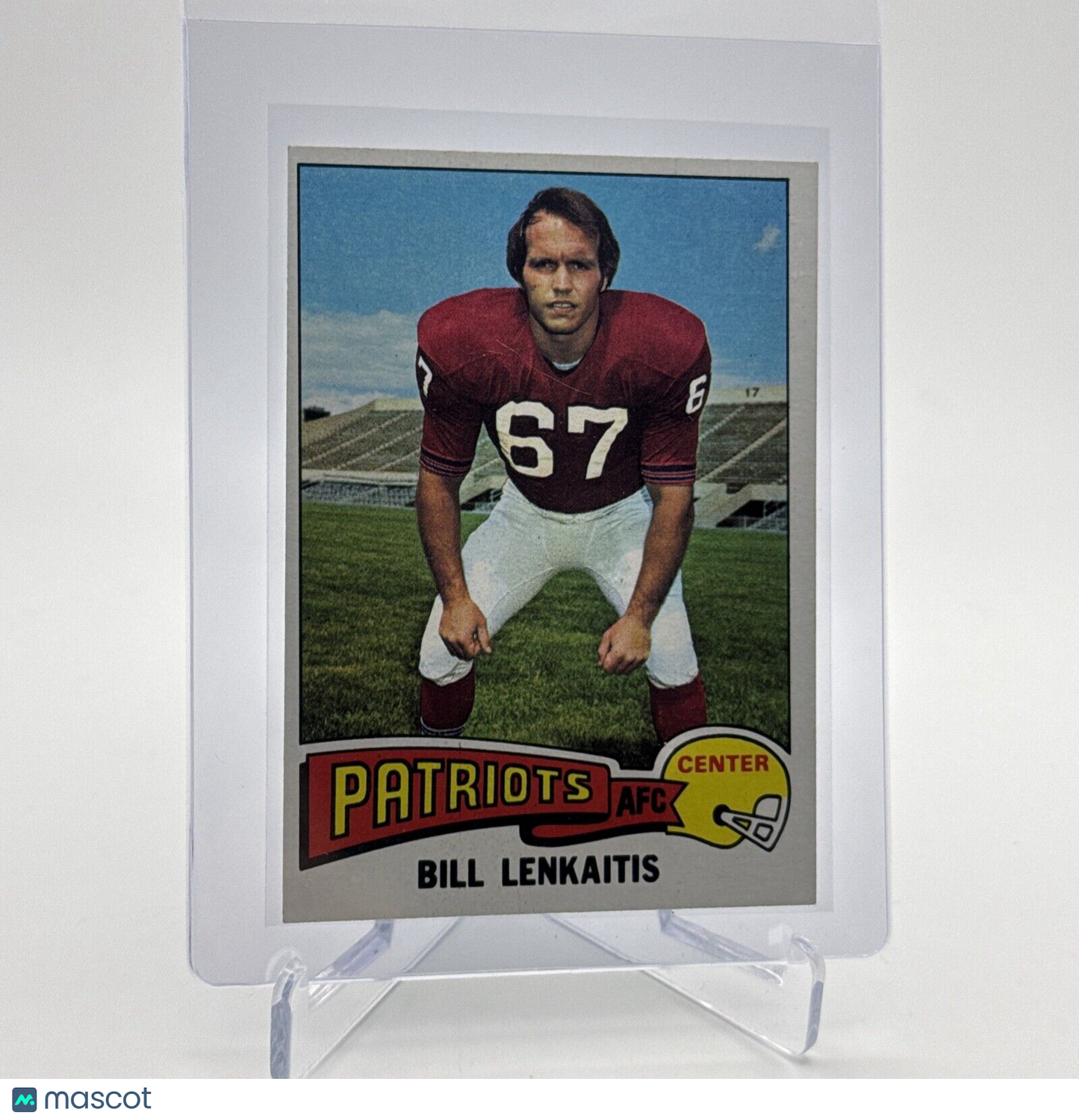 1975 Topps Bill Lenkaitis Football Card #61 NM Quality #4 FREE SHIPPING
