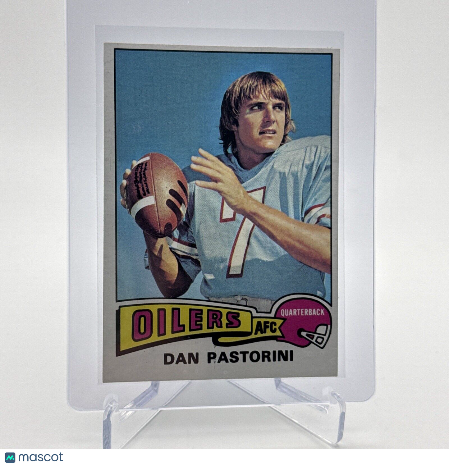 1975 Topps Dan Pastorini Football Card #50 NM Quality #4 FREE SHIPPING