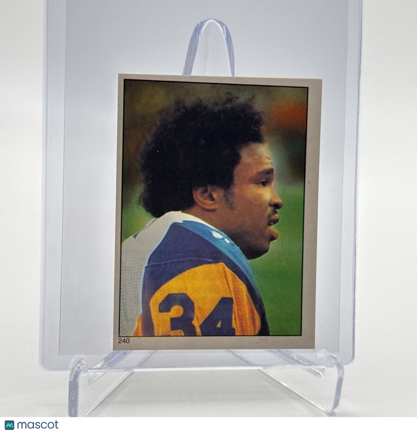 1981 Topps Elvis Peacock Football Sticker Card #240 NM-MT FREE SHIPPING