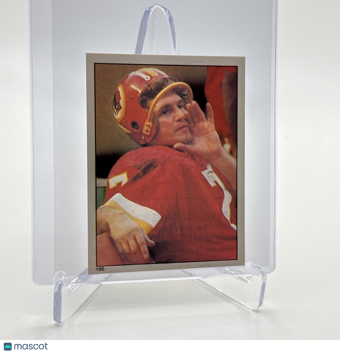 1981 Topps Joe Theismann Football Sticker Card #186 NM-MT FREE SHIPPING