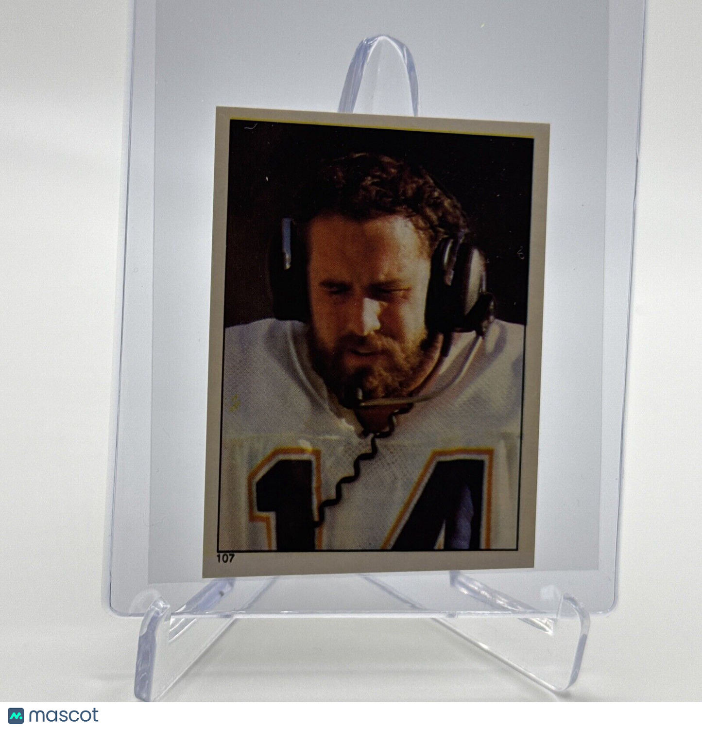 1981 Topps Dan Fouts Football Sticker Card #107 NM-MT FREE SHIPPING