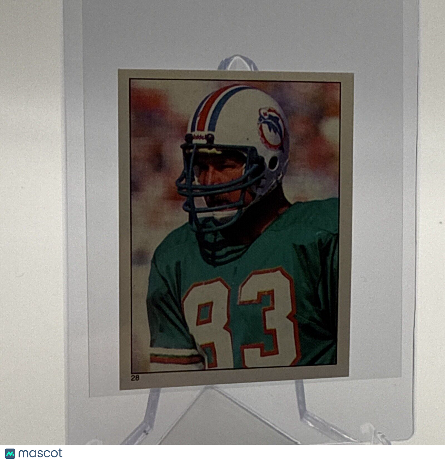 1981 Topps Vern Den Herder Football Sticker Card #28 NM-MT FREE SHIPPING