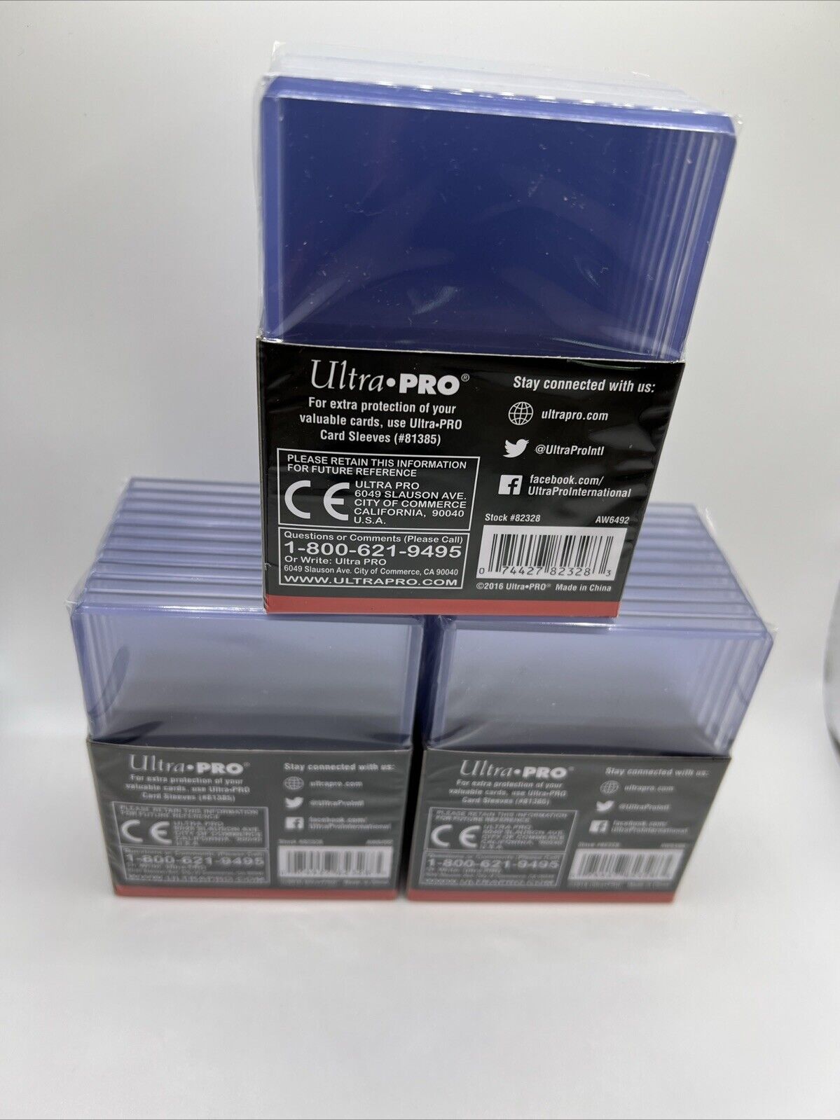 Ultra Pro 3X4 Super Thick Toploaders 180pt Point 3 Packs of 10 for Thick Cards
