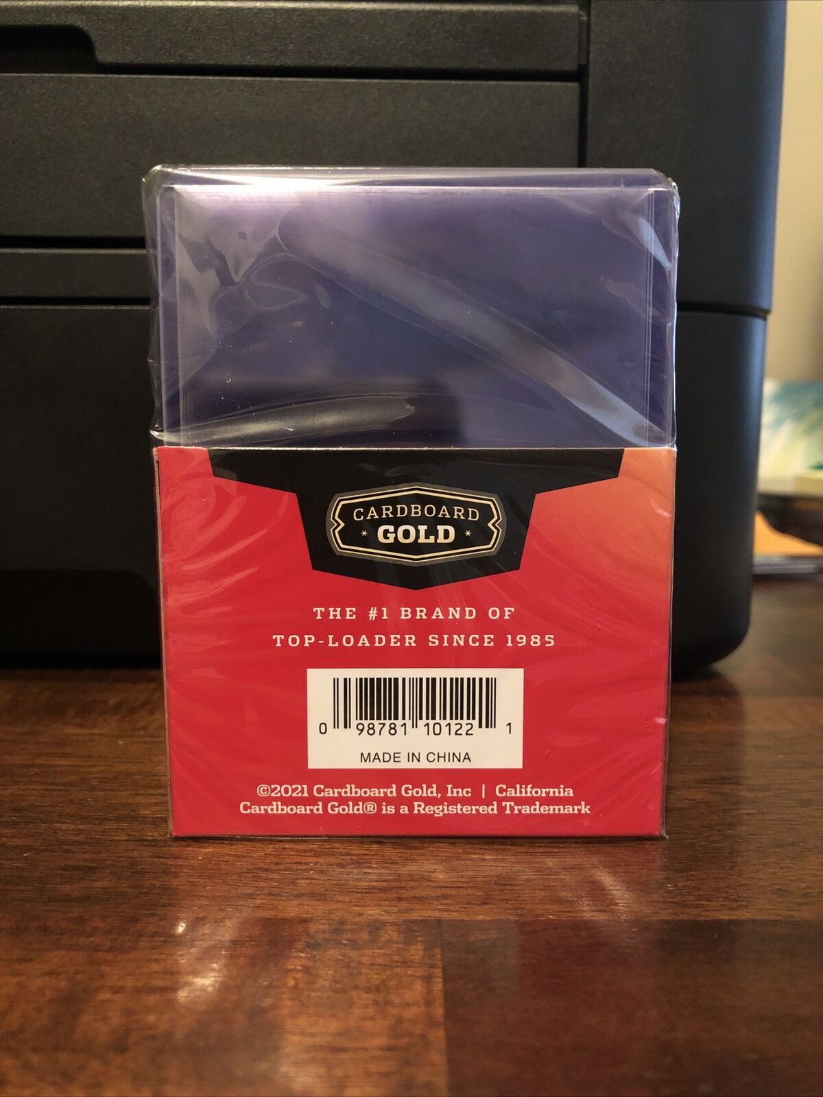 Cardboard Gold 3X4 Toploaders 35pt Point Standard Sized Cards 1 Pack of 25