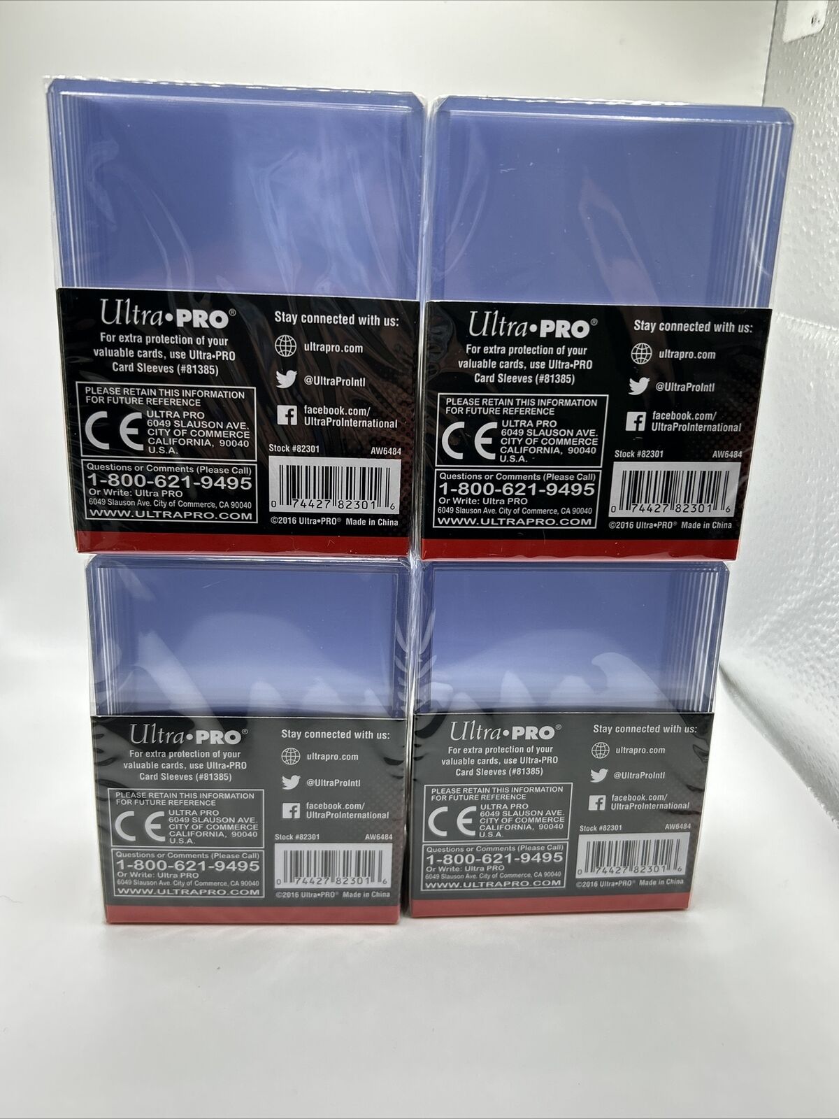 Ultra Pro 3X4 Super Thick Toploaders 120pt Point 4 Packs of 10 for Thick Cards