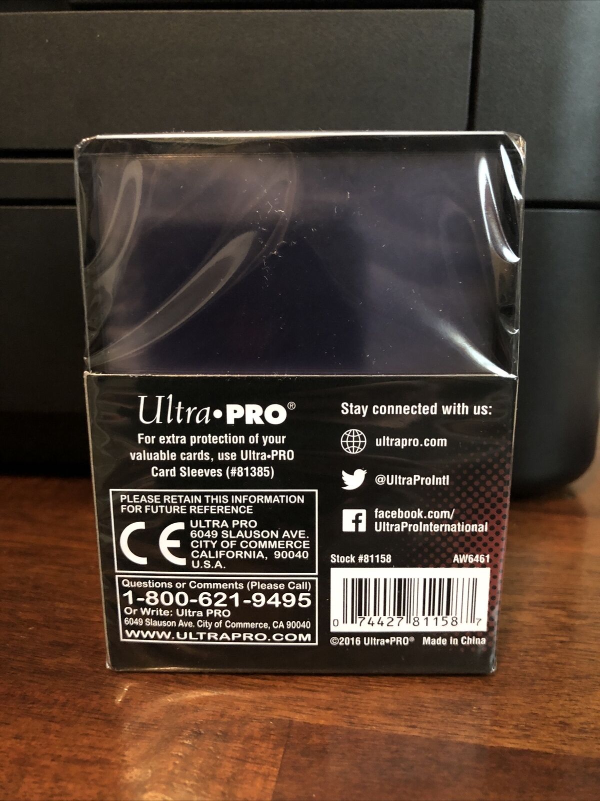 Ultra Pro 3X4 BLACK BORDER Toploaders 35pt 1 Pack of 25 for Standard Sized Cards