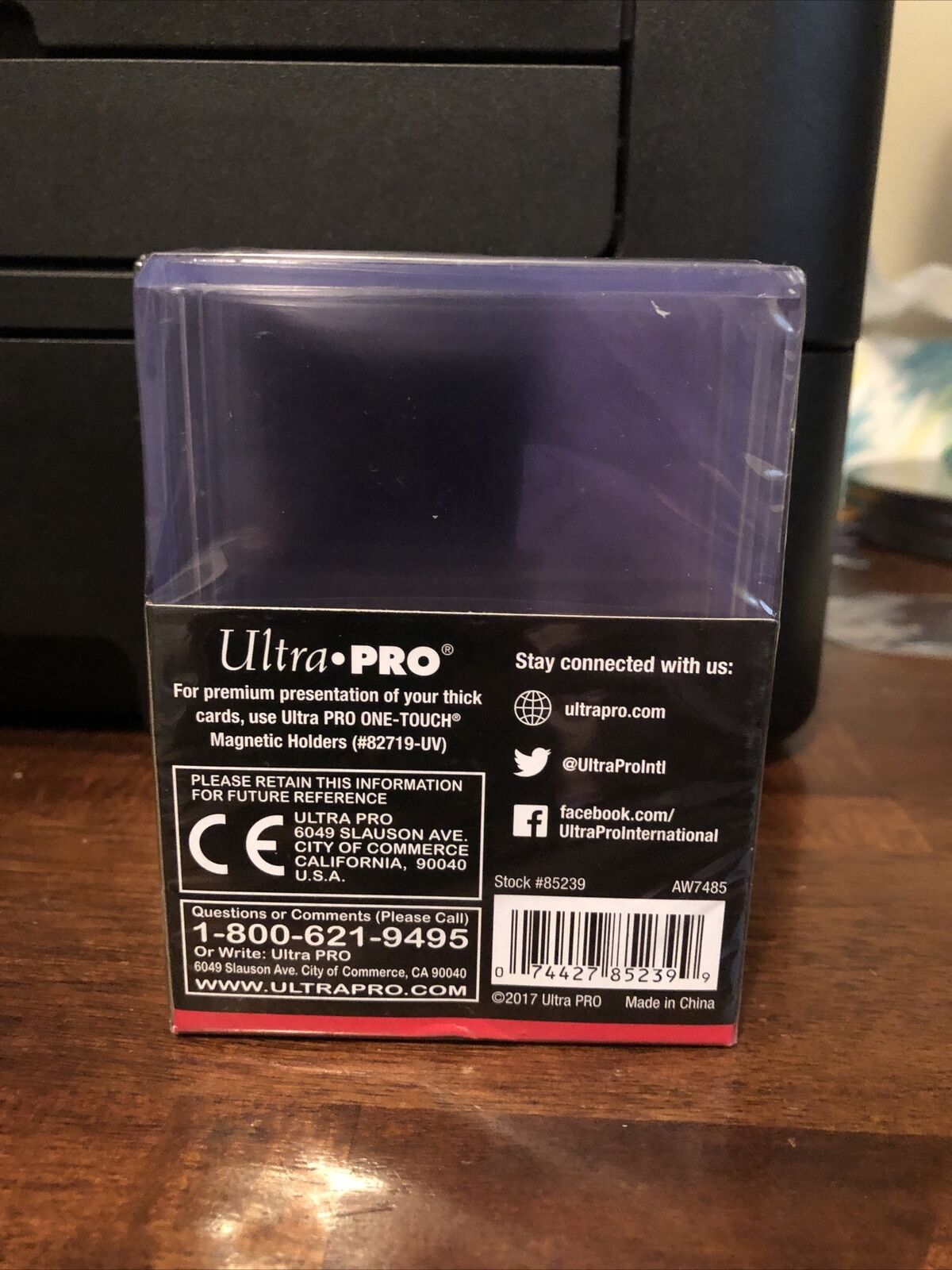 Ultra Pro 3X4 Super Thick Toploaders 1 Pack of 5 for up to 360pt Cards