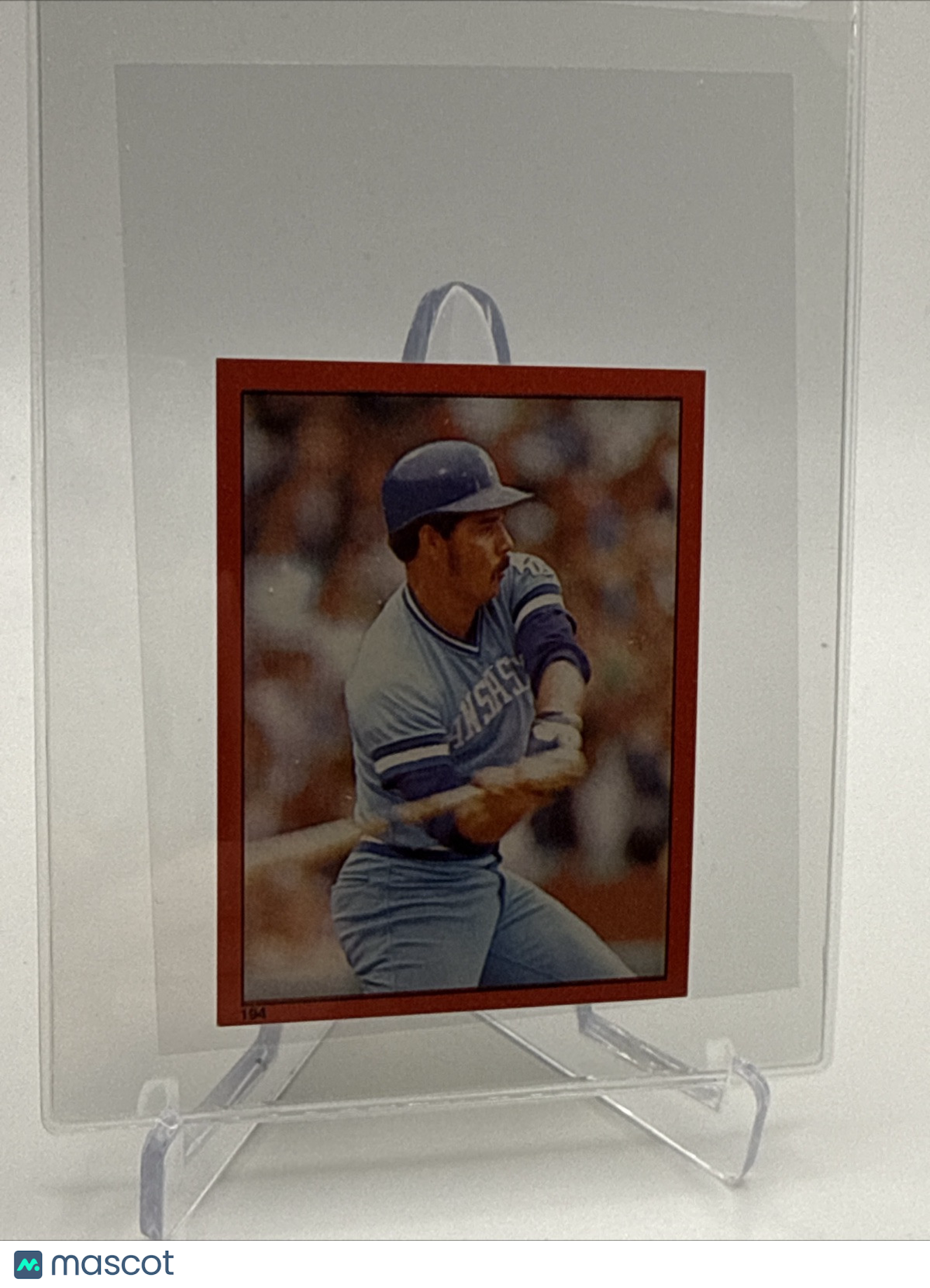 1982 O-Pee-Chee Stickers Amos Otis Baseball Card #194 NM-MT FREE SHIPPING