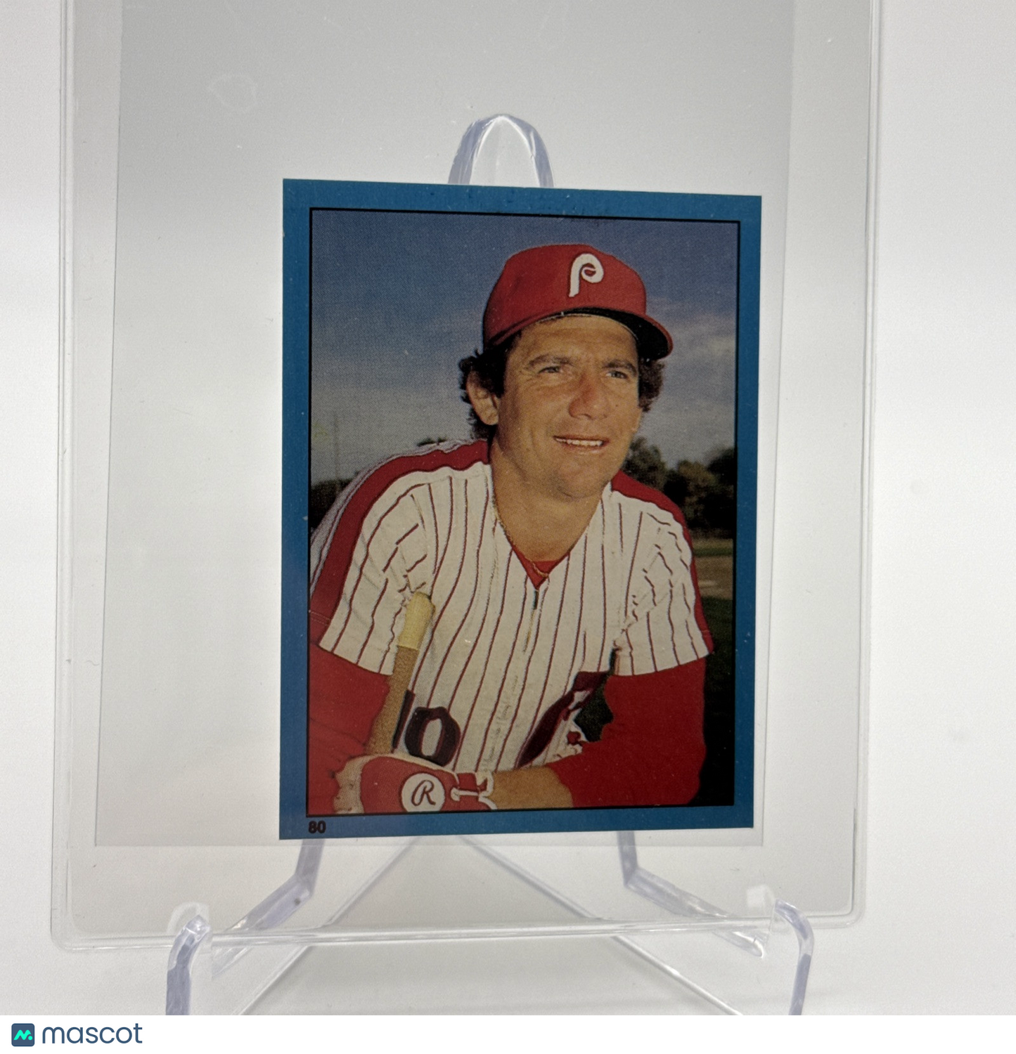 1982 O-Pee-Chee Stickers Larry Bowa Baseball Card #80 NM-MT FREE SHIPPING