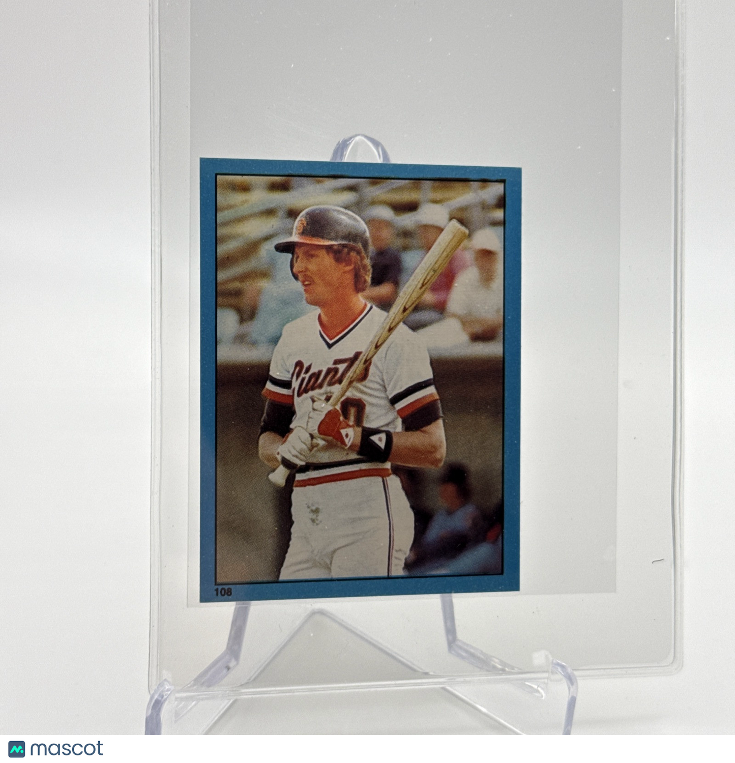 1982 O-Pee-Chee Stickers Johnnie LeMaster Baseball Card #108 NM-MT FREE SHIPPING