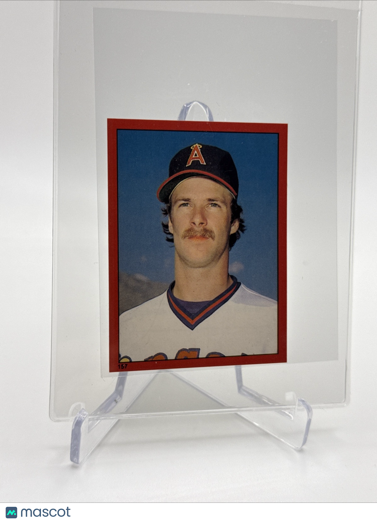 1982 O-Pee-Chee Stickers Rick Burleson Baseball Card #157 NM-MT FREE SHIPPING