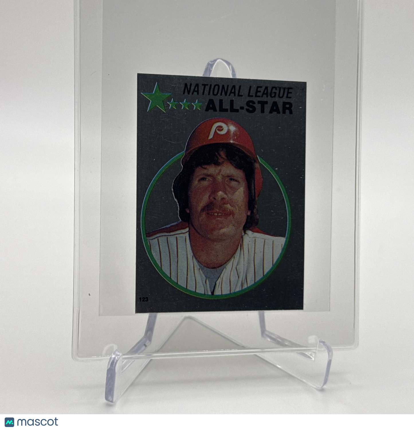 1982 O-Pee-Chee Stickers Mike Schmidt FOIL Card #123 NM-MT FREE SHIPPING