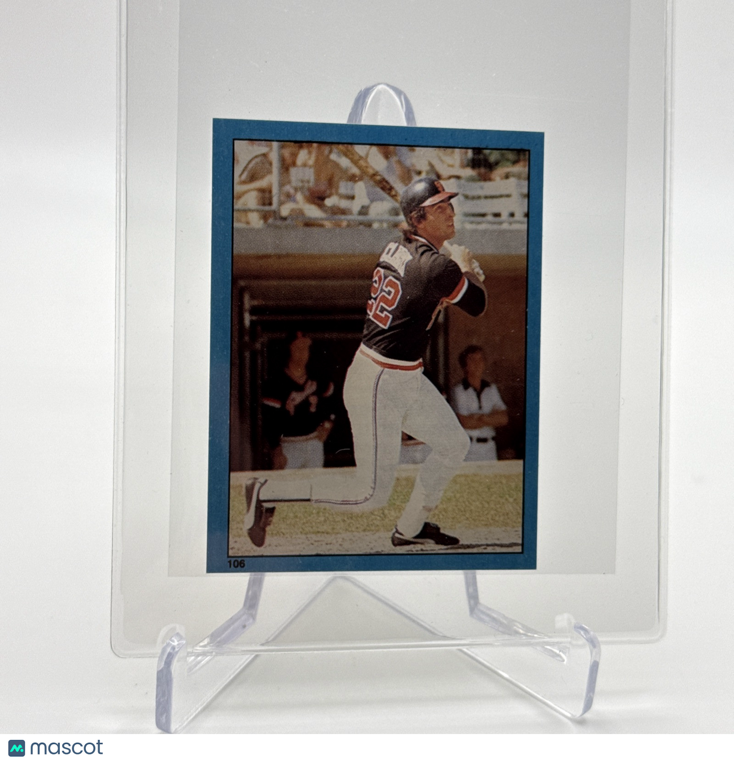 1982 O-Pee-Chee Stickers Jack Clark Baseball Card #106 NM-MT FREE SHIPPING