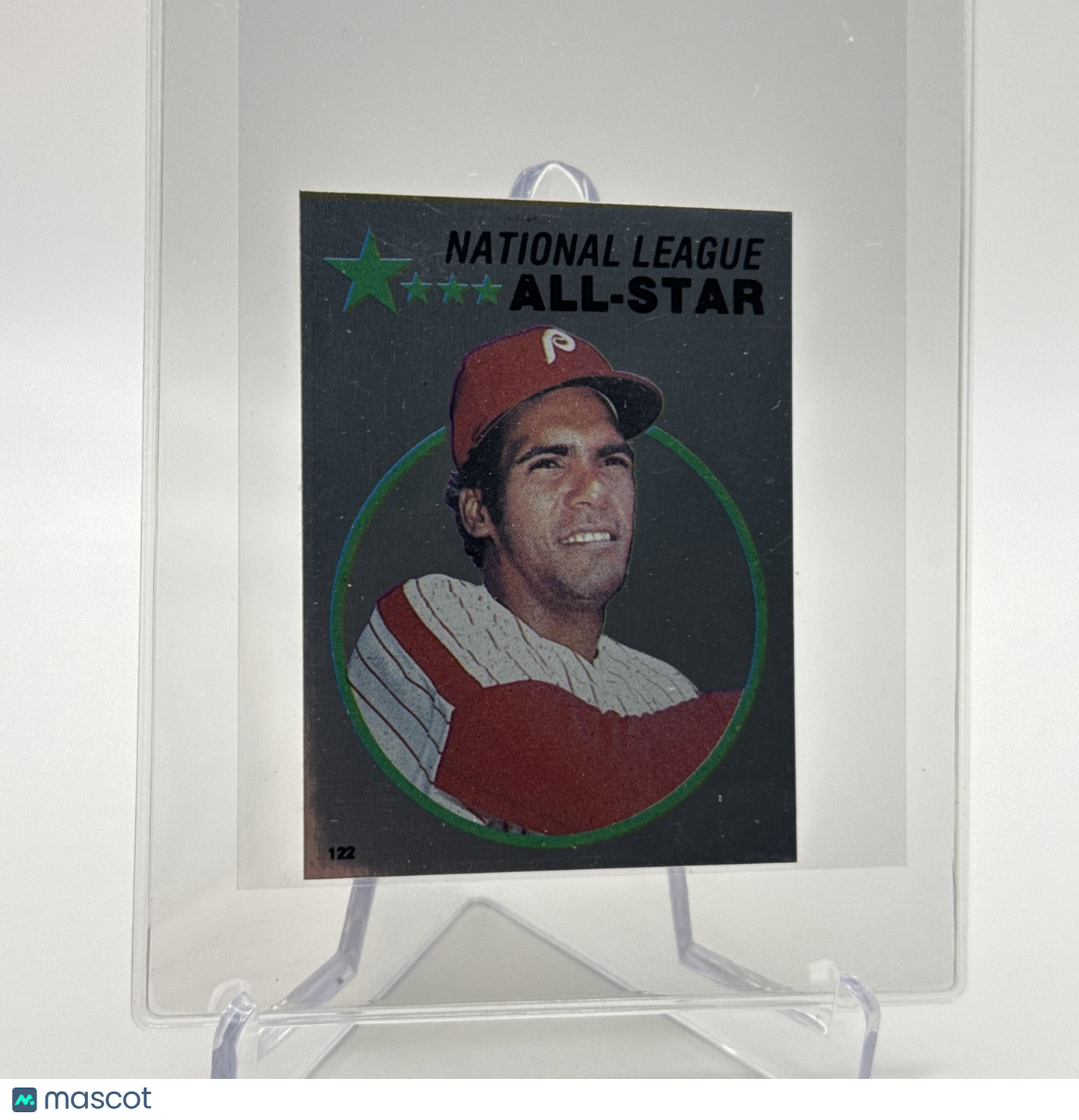 1982 O-Pee-Chee Stickers Manny Trillo FOIL Card #122 NM-MT FREE SHIPPING