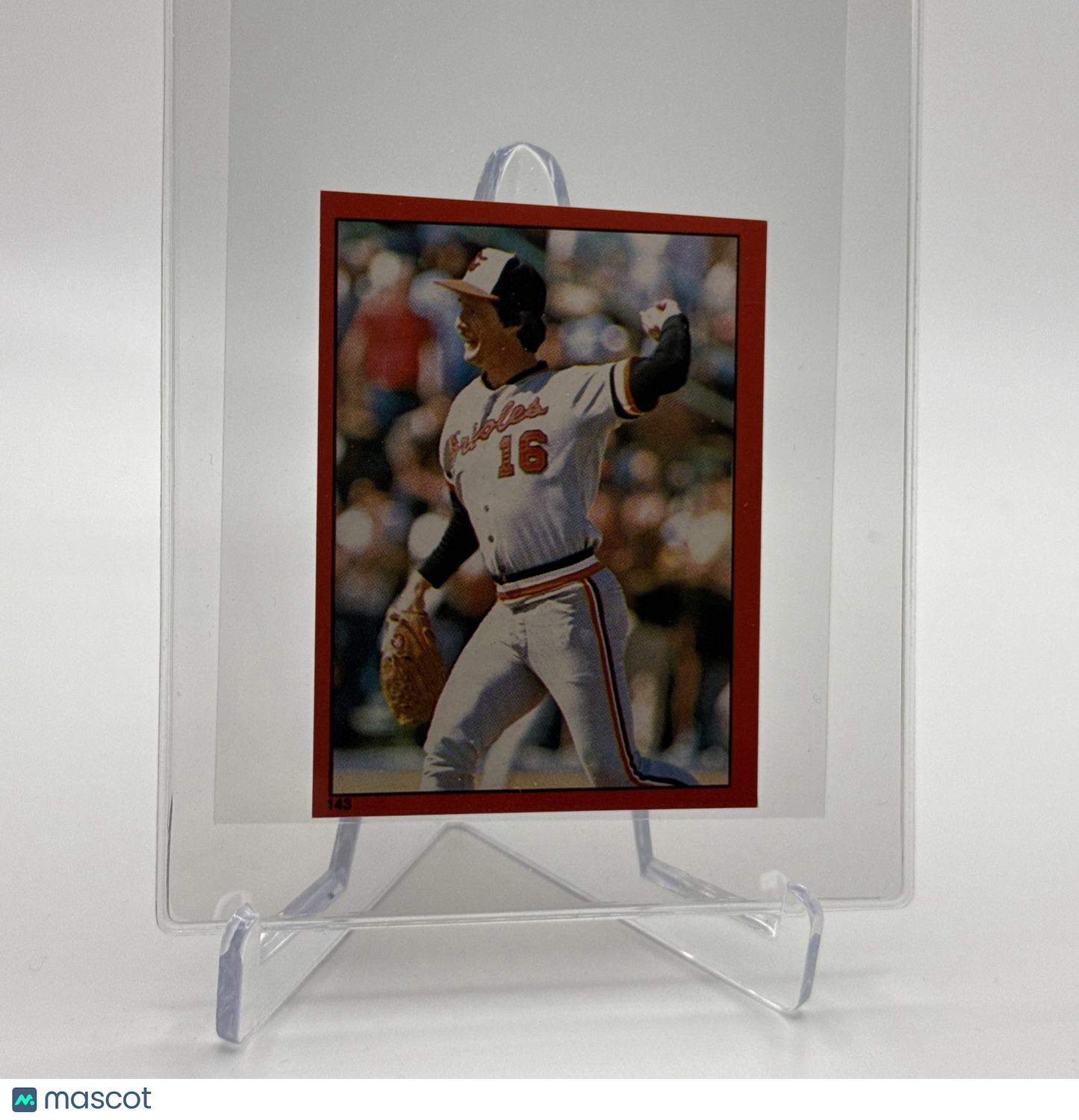 1982 O-Pee-Chee Stickers Scott McGregor Baseball Card #143 NM-MT FREE SHIPPING
