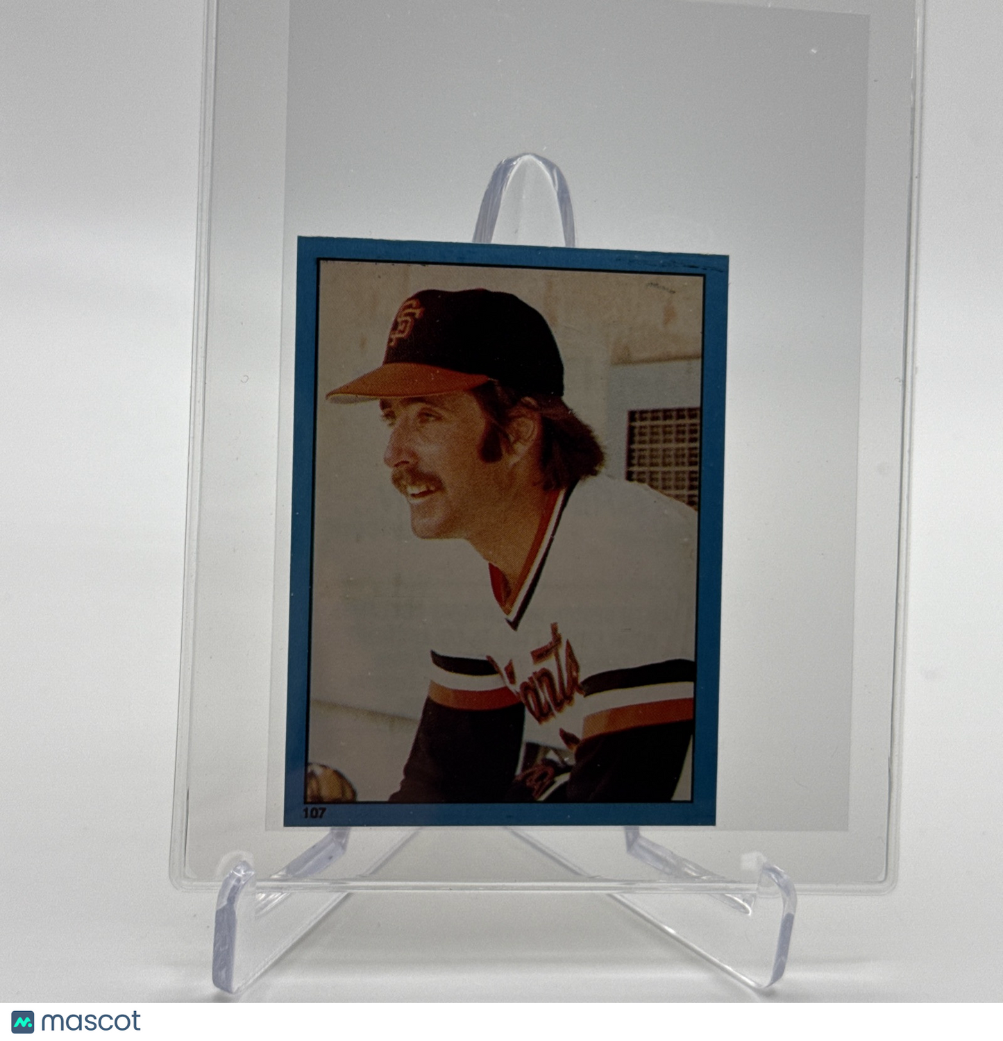 1982 O-Pee-Chee Stickers Greg Minton Baseball Card #107 NM-MT FREE SHIPPING
