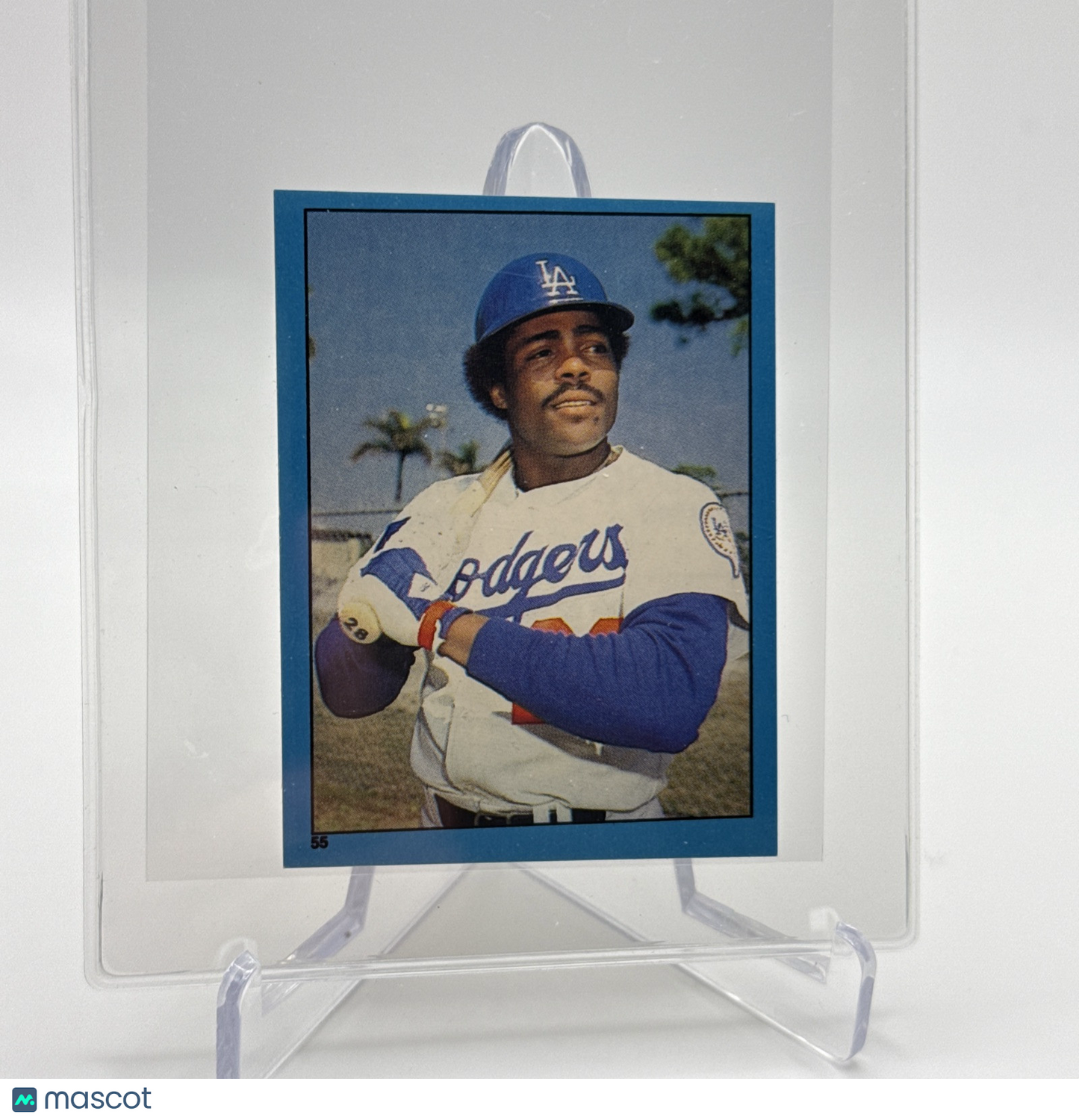 1982 O-Pee-Chee Stickers Pedro Guerrero Baseball Card #55 NM-MT FREE SHIPPING