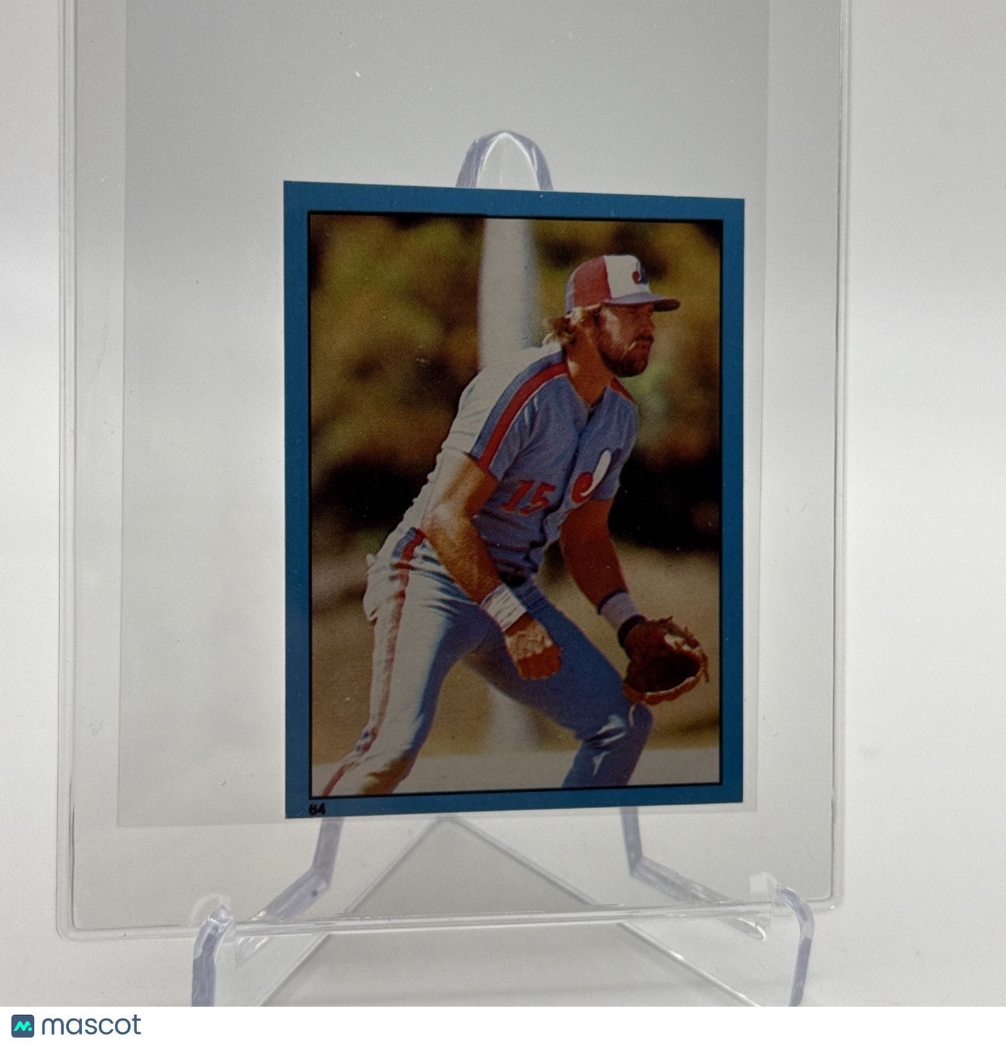 1982 O-Pee-Chee Stickers Larry Parrish Baseball Card #64 NM-MT FREE SHIPPING