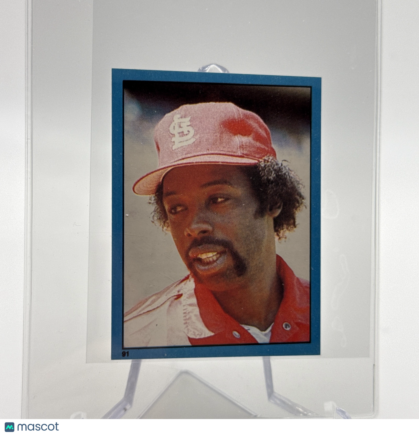 1982 O-Pee-Chee Stickers George Hendrick Baseball Card #91 NM-MT FREE SHIPPING