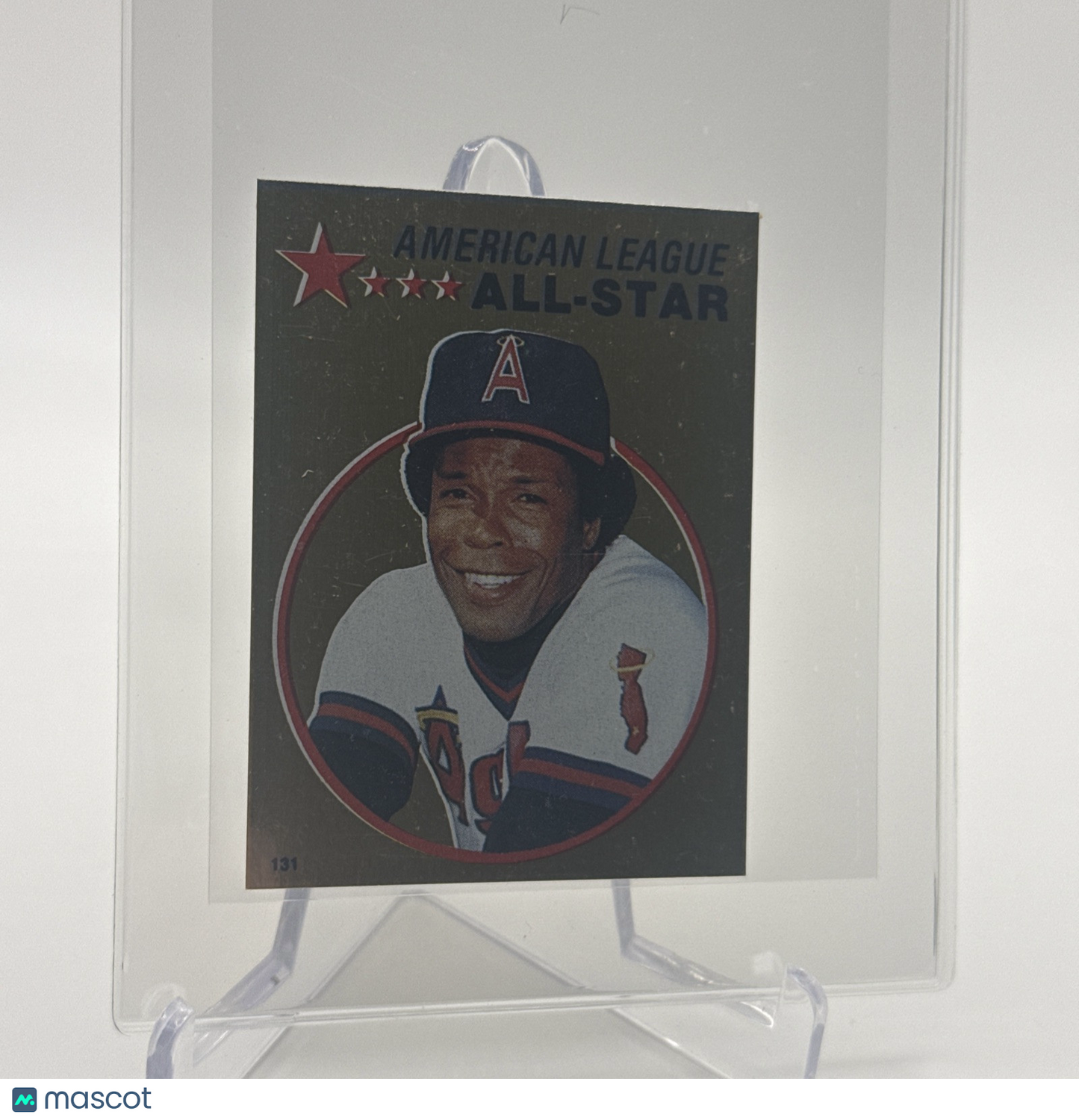 1982 O-Pee-Chee Stickers Rod Carew FOIL Card #131 NM-MT FREE SHIPPING