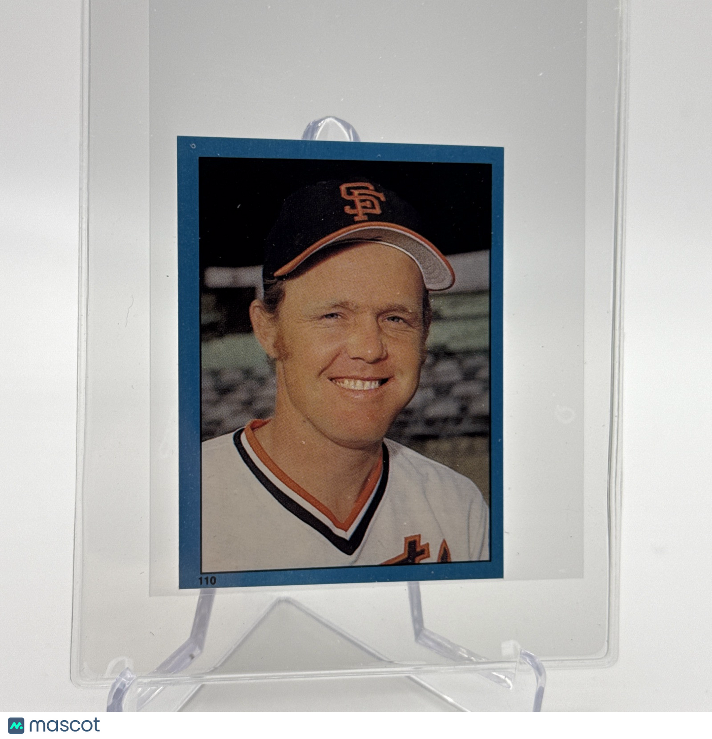 1982 O-Pee-Chee Stickers Milt May Baseball Card #110 NM-MT FREE SHIPPING
