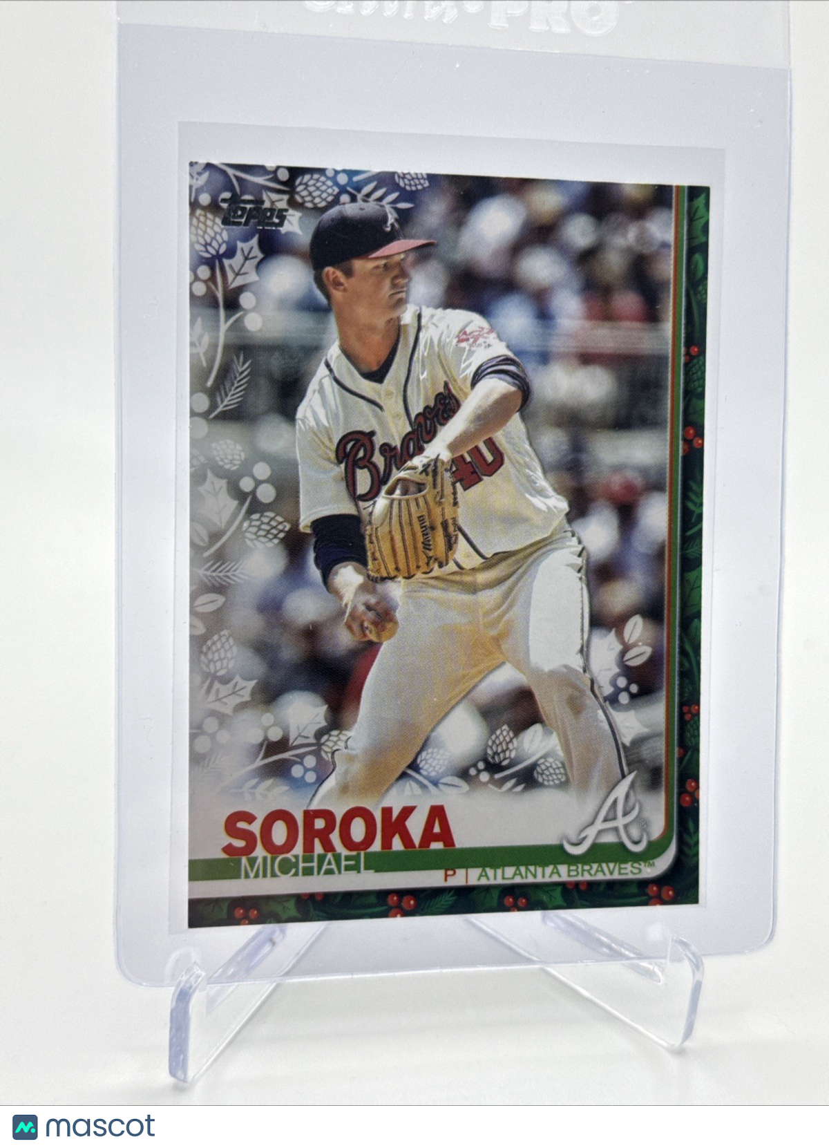 2019 Topps HOLIDAY Michael Soroka Baseball Card #HW156 Mint FREE SHIPPING