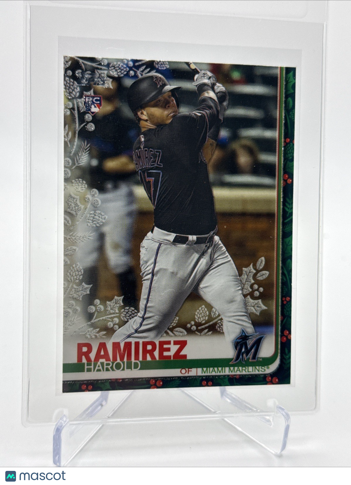 2019 Topps HOLIDAY METALLIC Harold Ramirez Rookie Card #HW20 Mint FREE SHIPPING